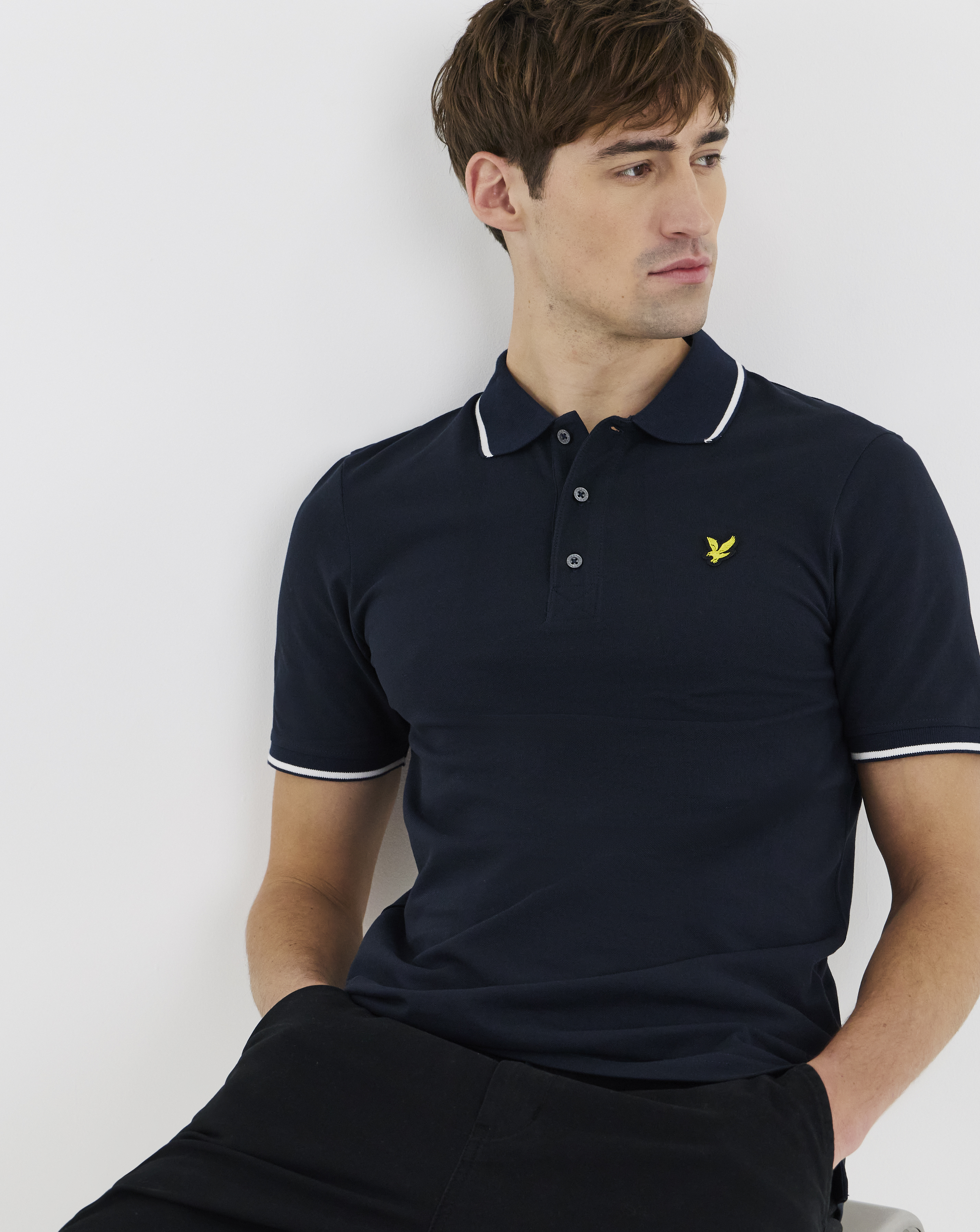 Lyle & Scott Short Sleeve Tipped Polo