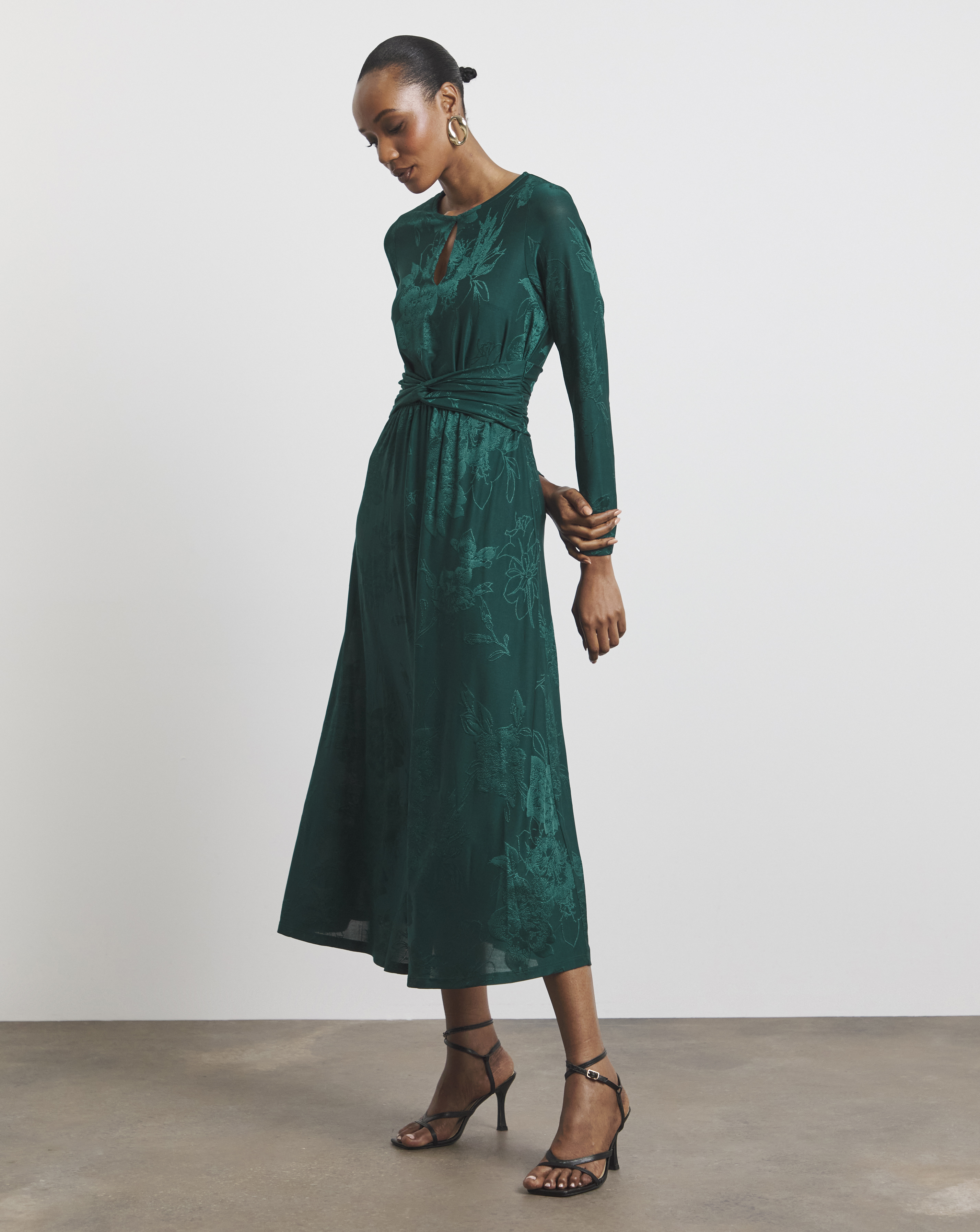 Joanna Hope Jersey Jacquard Dress