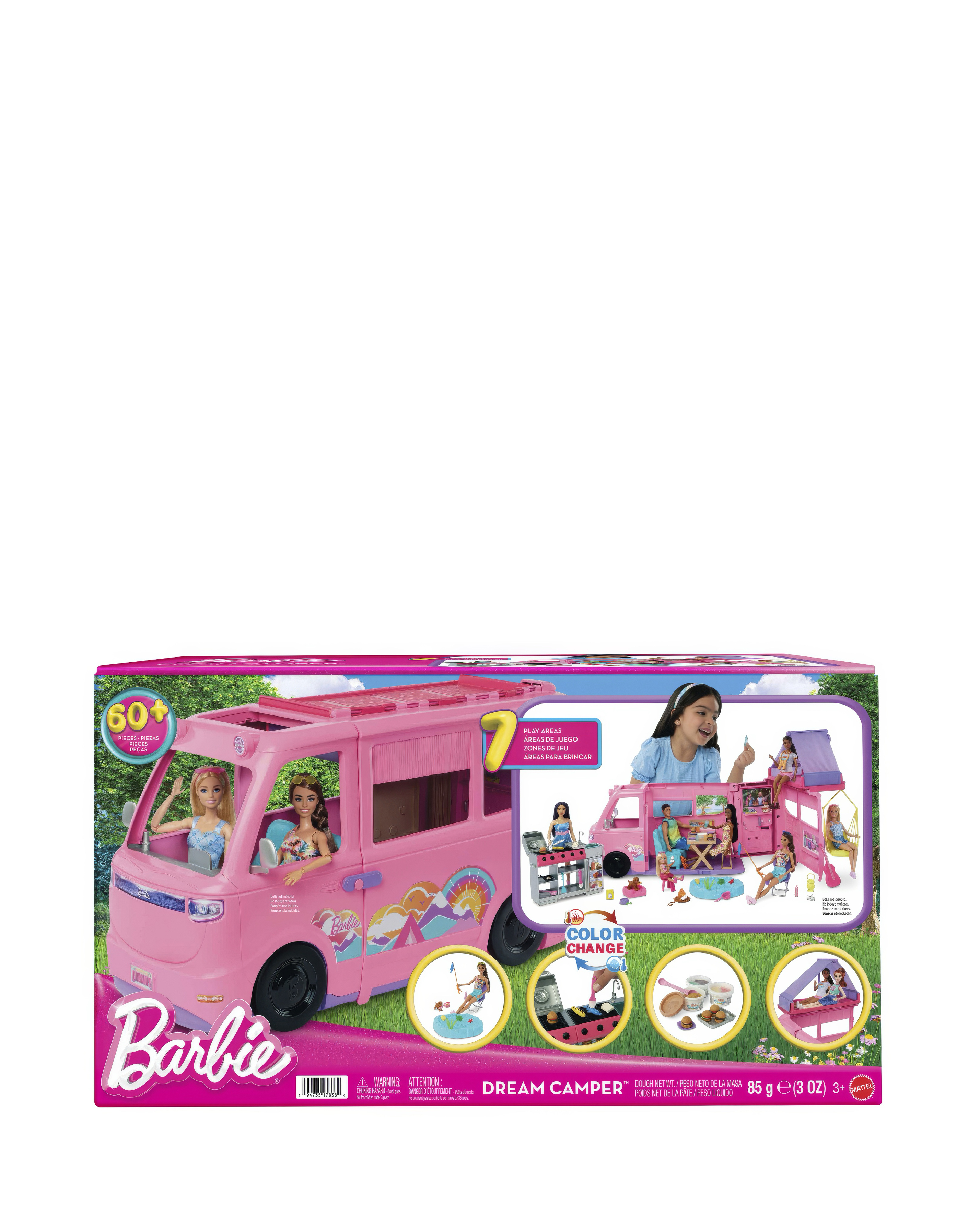 Barbie Dream Camper Playset with Roof Te