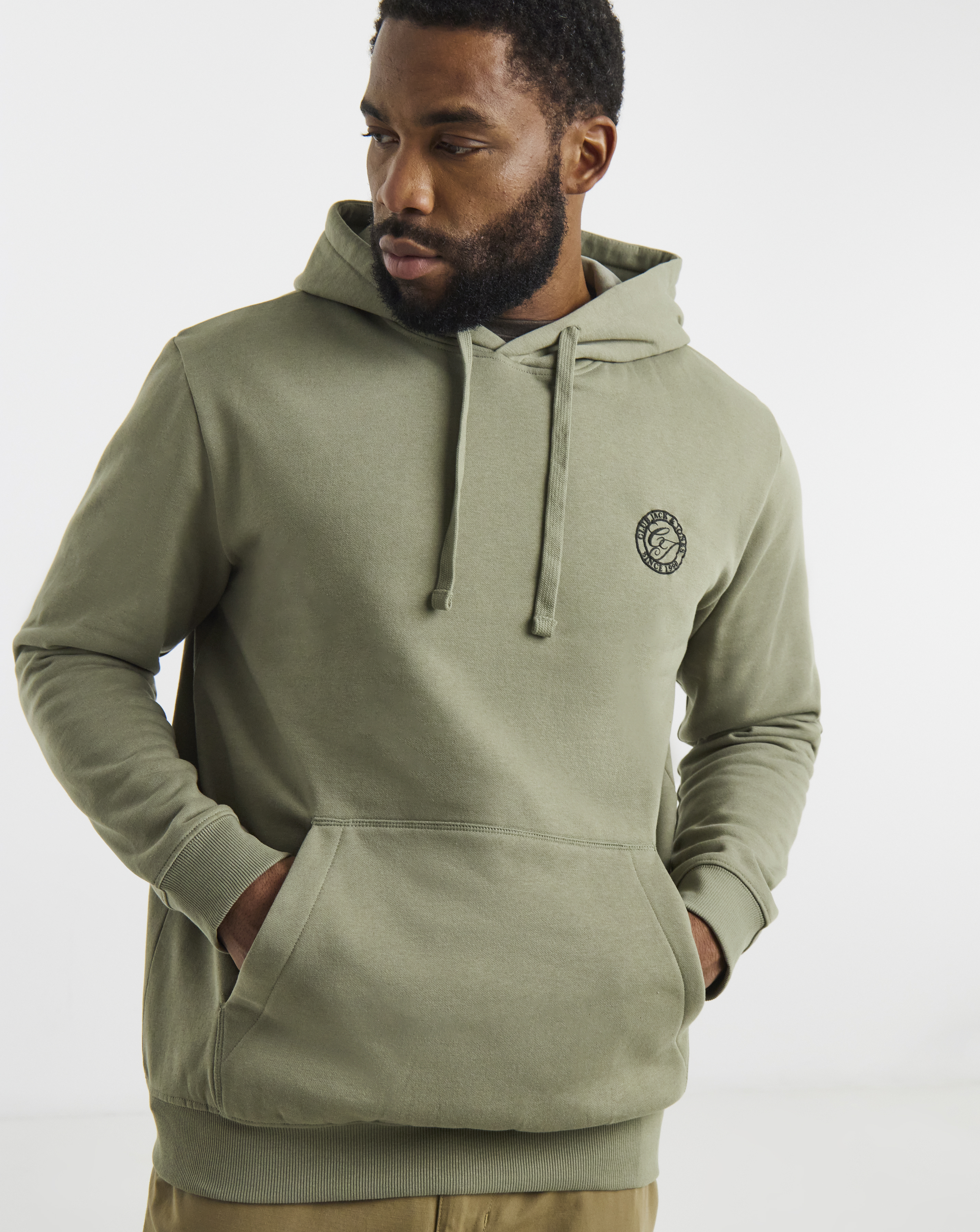 Jack & Jones Green Alliance Logo Hoodie - 4XL(59)