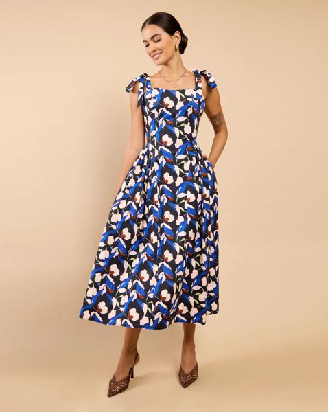LM Floral Tie Midaxi