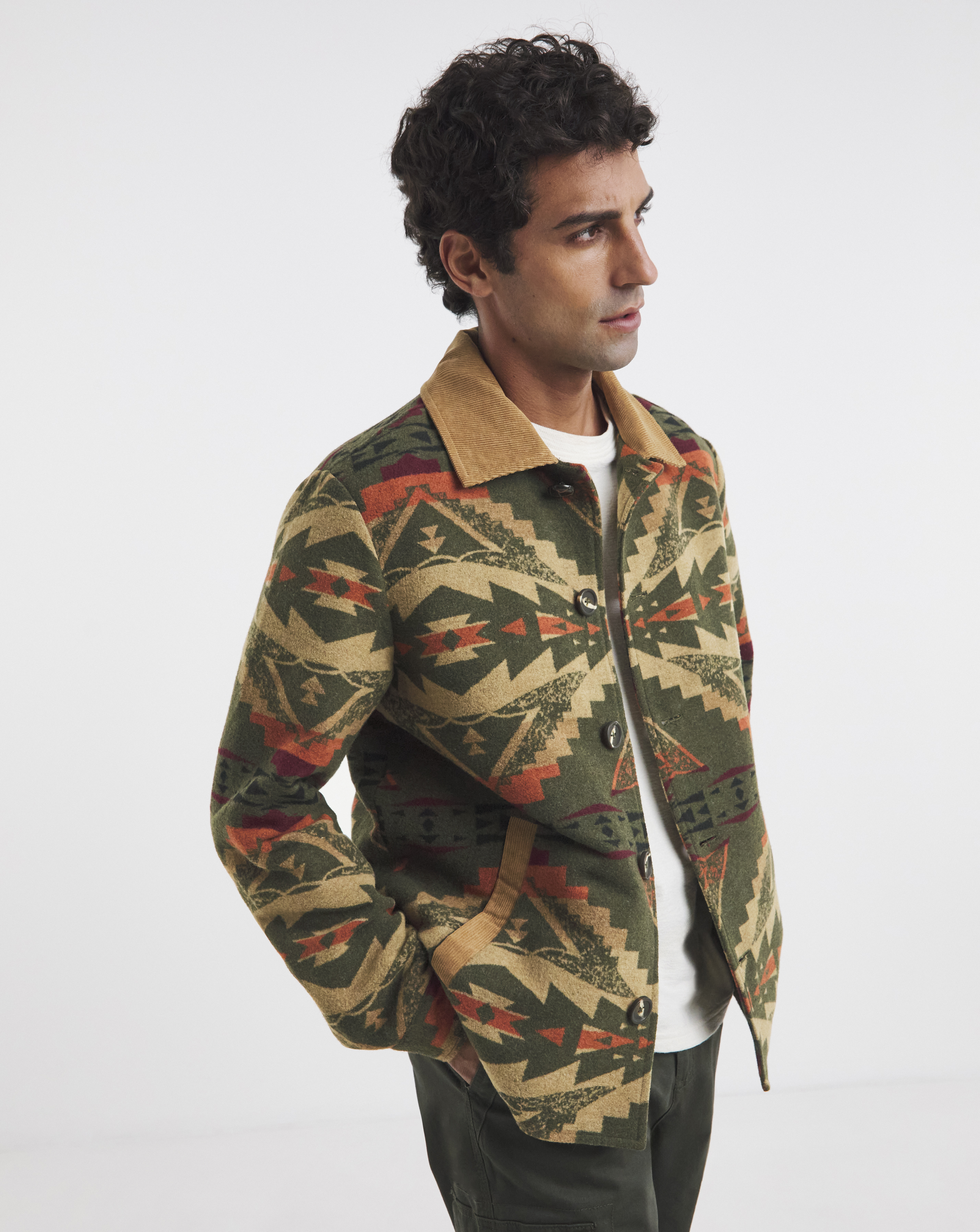 Joe Browns Aztec Wool Mix Jacket