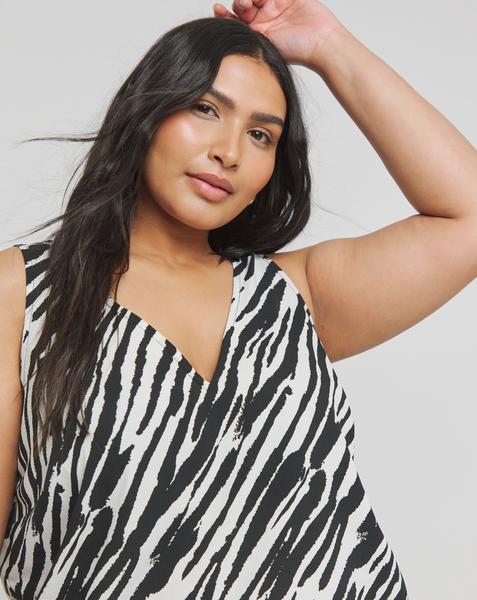 Zebra V Neck Vest
