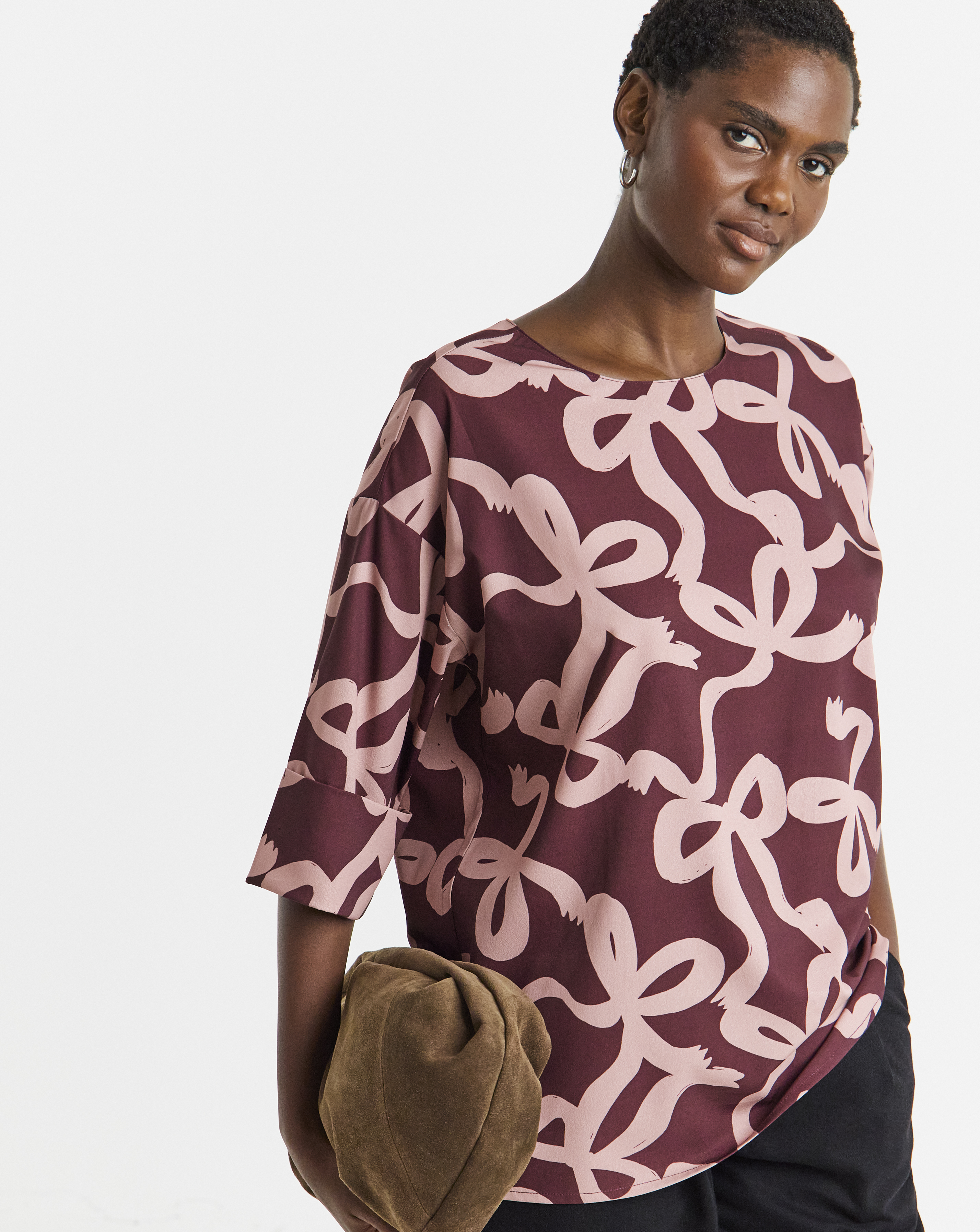 Half Sleeve Boxy Top
