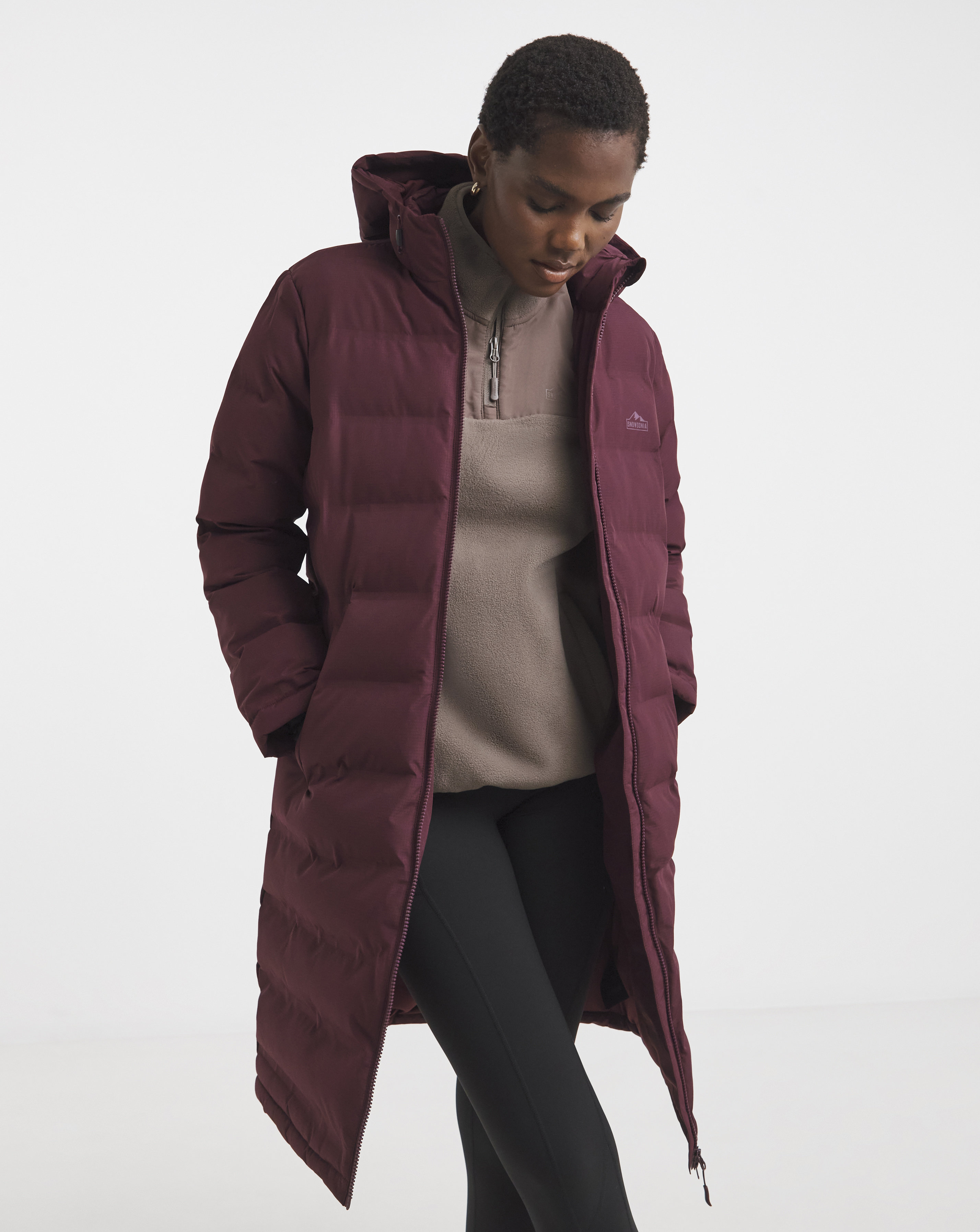 Snowdonia Showerproof Long Padded Jacket