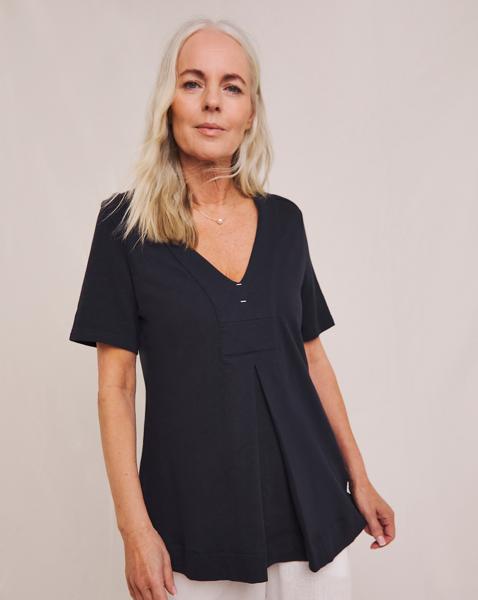 Julipa Contrast Stitch Pure Cotton Top