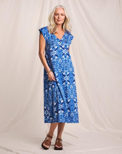 Julipa Pure Cotton Printed Midi Dress