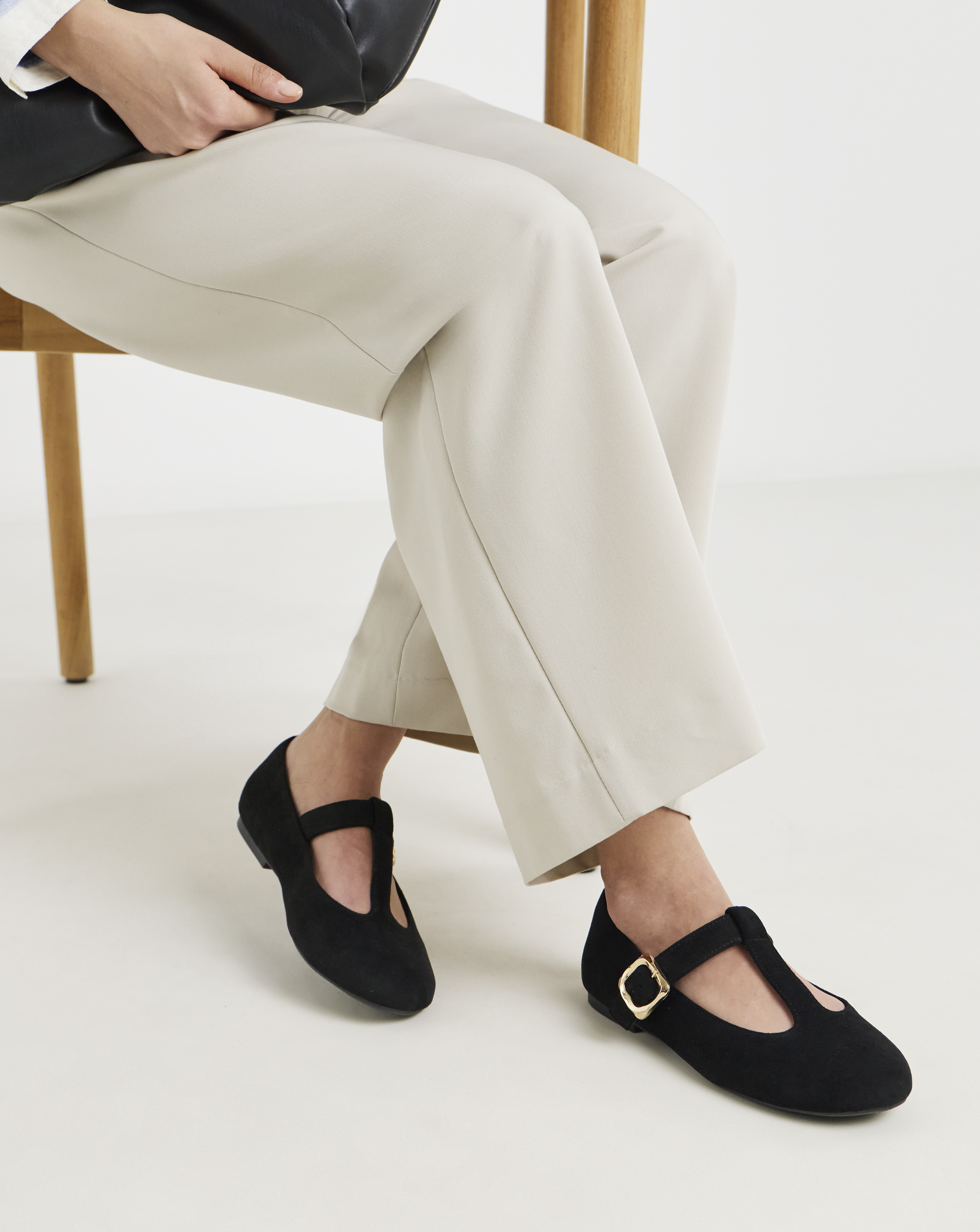 T Bar Mary Janes Extra Wide Fit