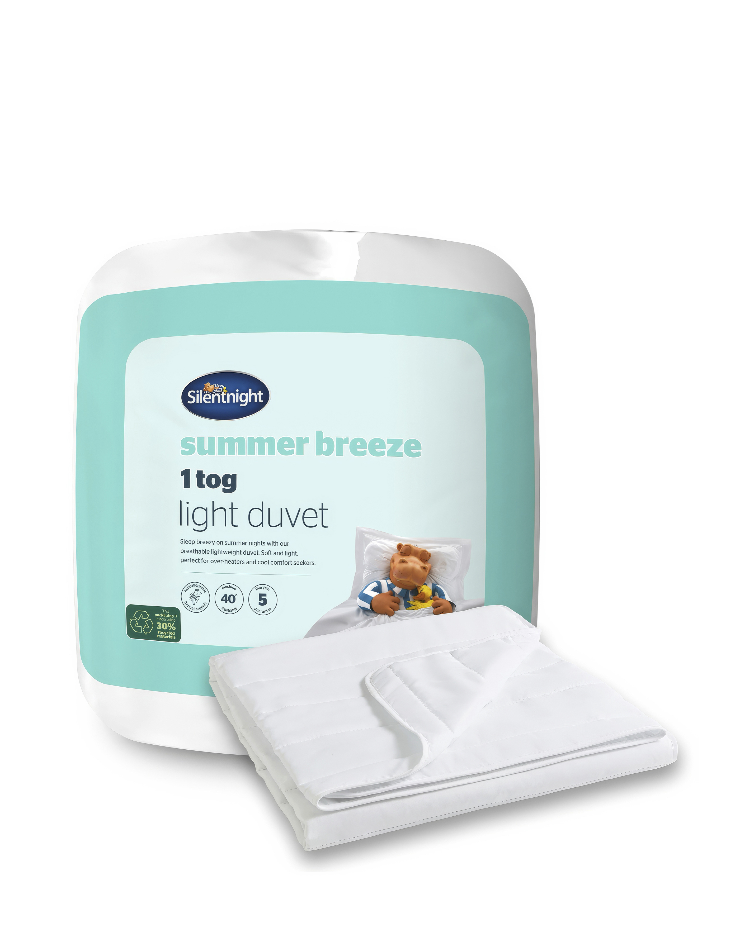 Silentnight Light 1 Tog Duvet
