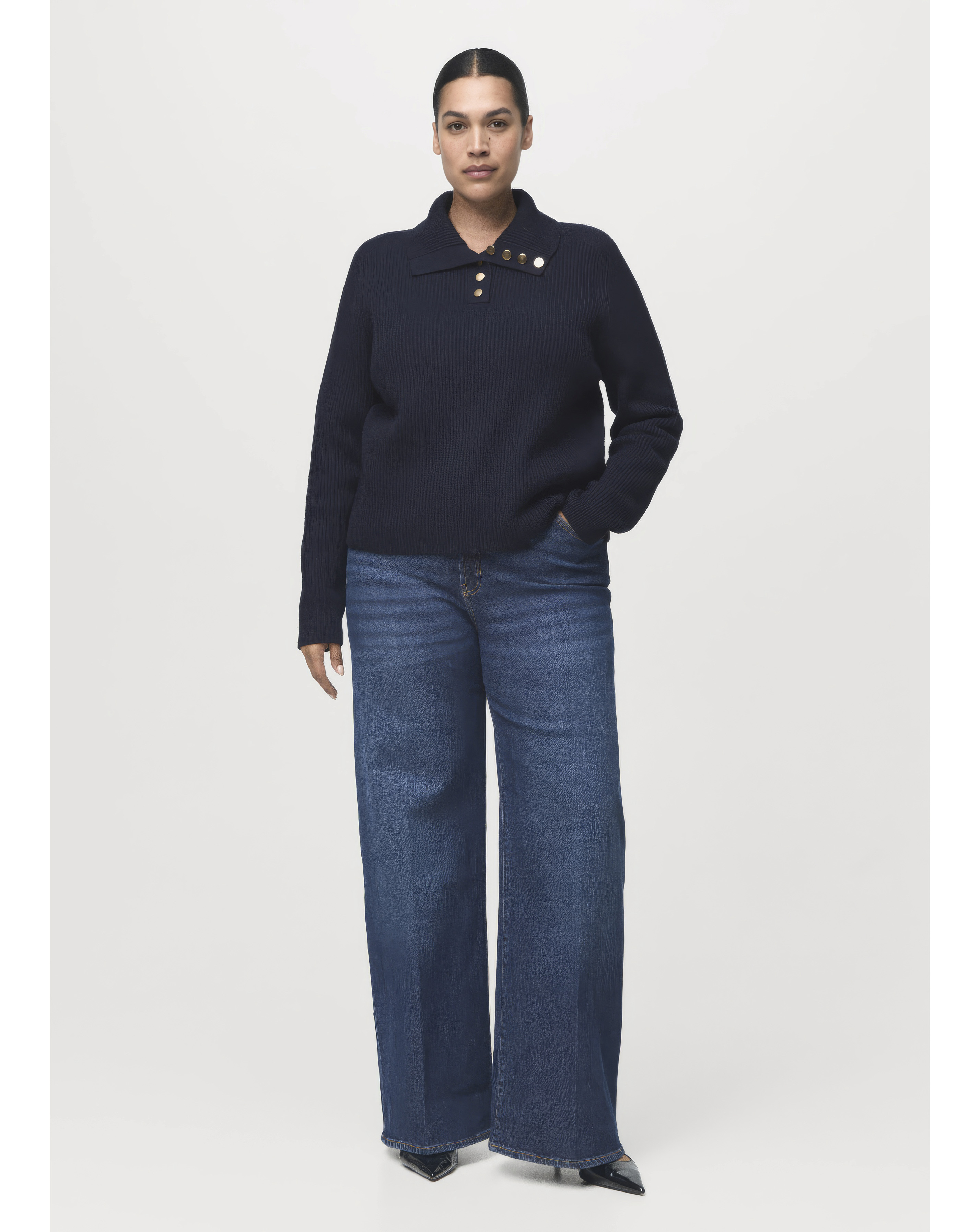 Mango Wide Leg Jeans