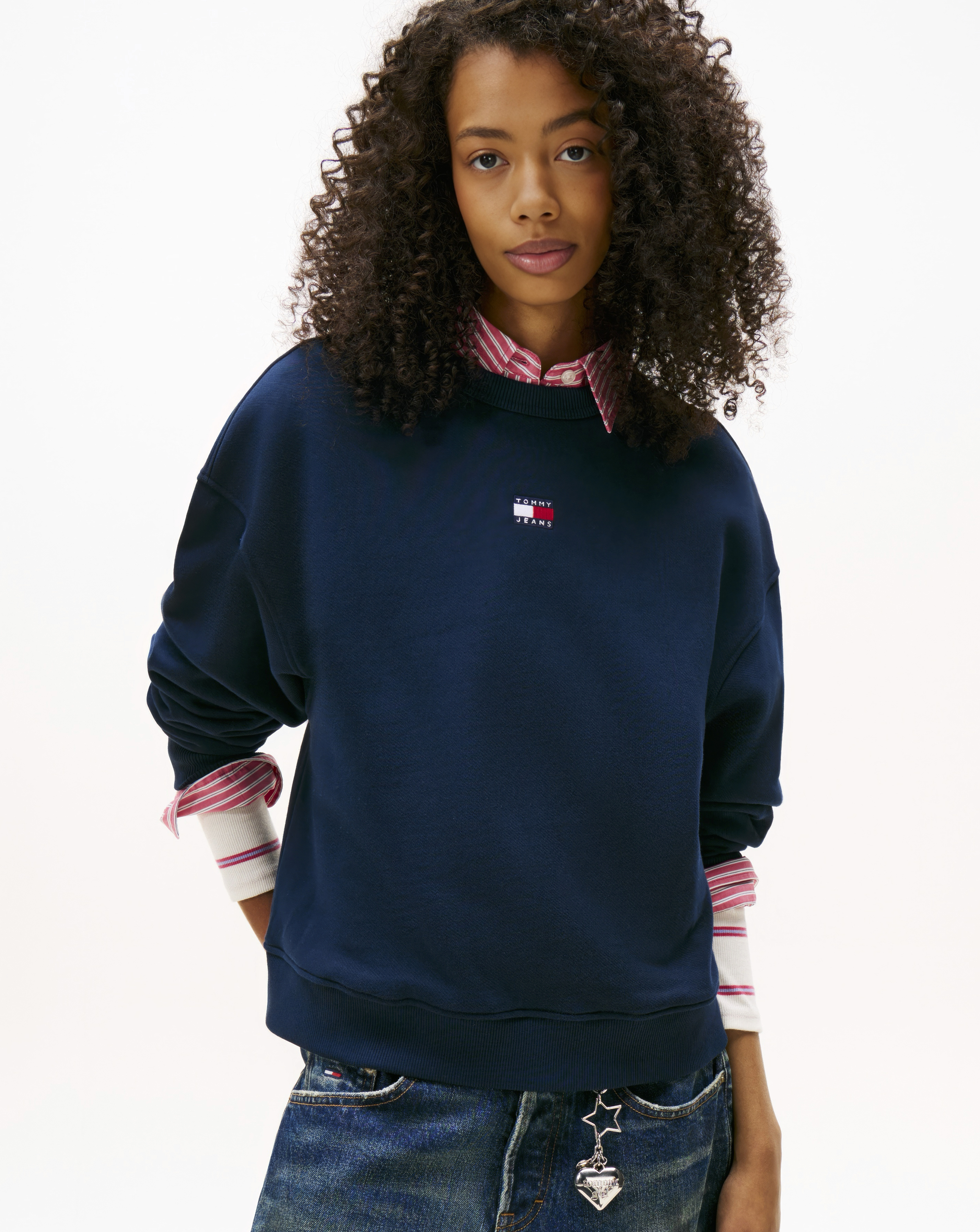 Tommy Jeans Boxy Badge Crew