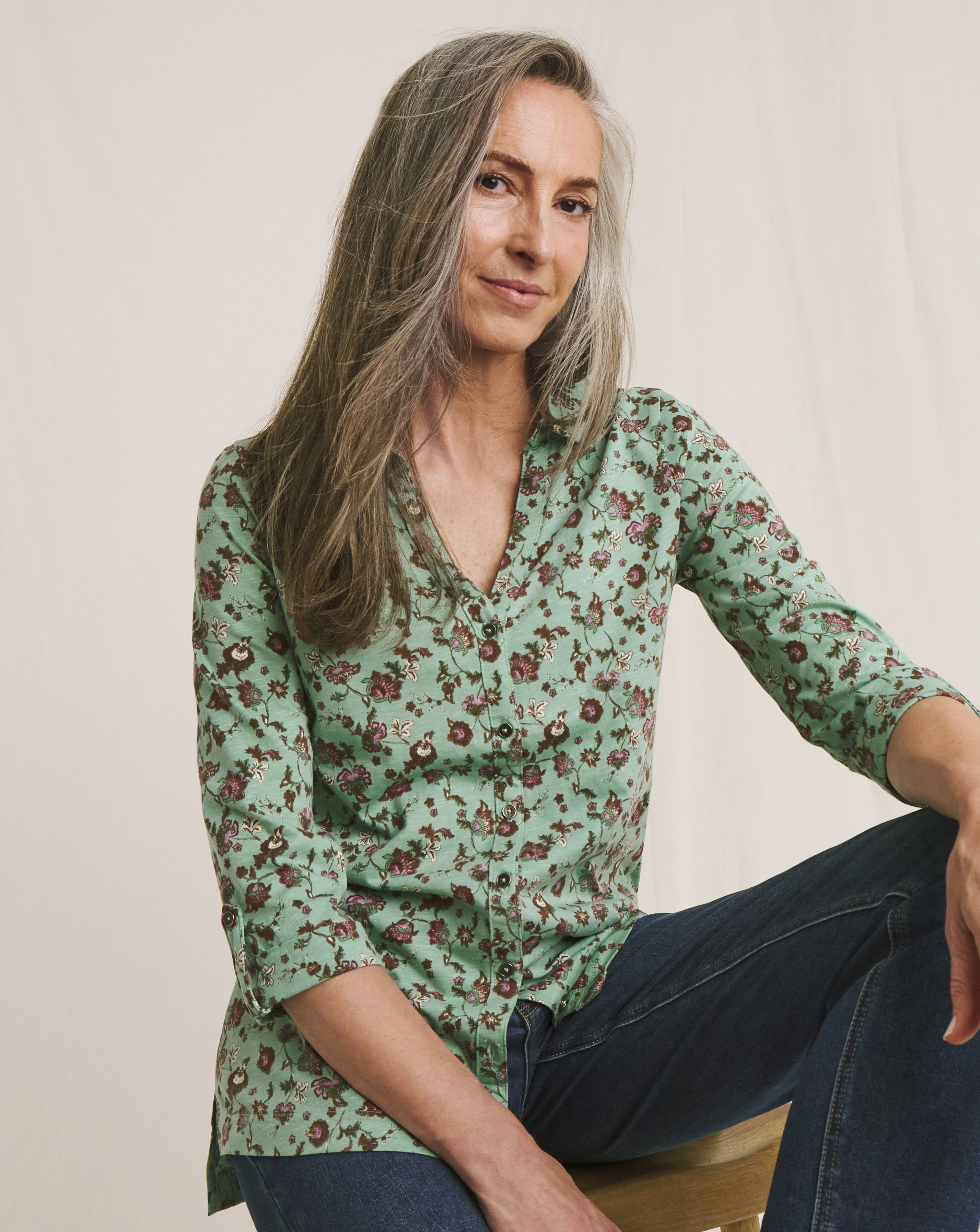 Julipa Longline Pure Cotton Shirt