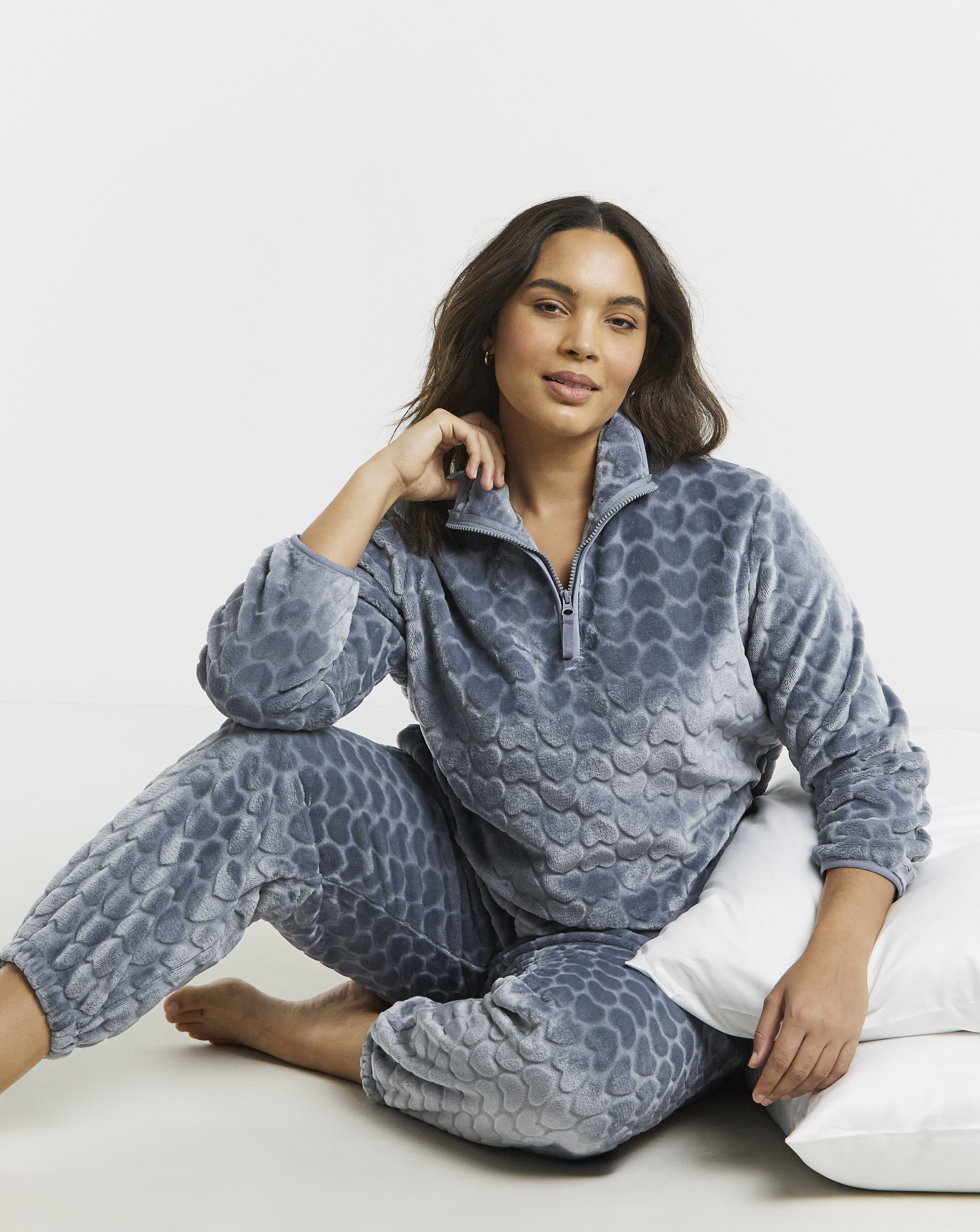 Pretty Secrets 1/4 Zip Fleece Twosie