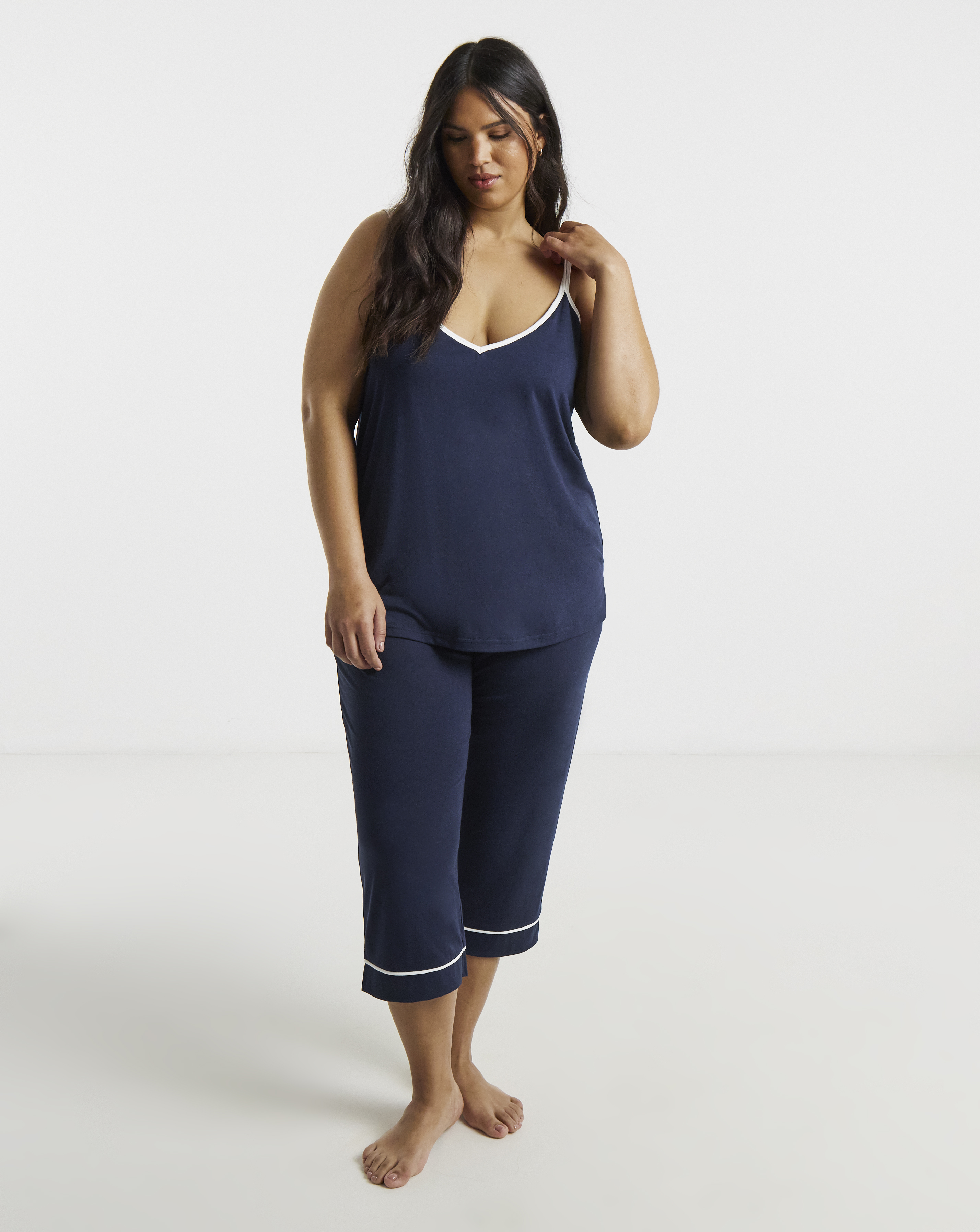 Pretty Secrets Poly Viscose Culotte Set