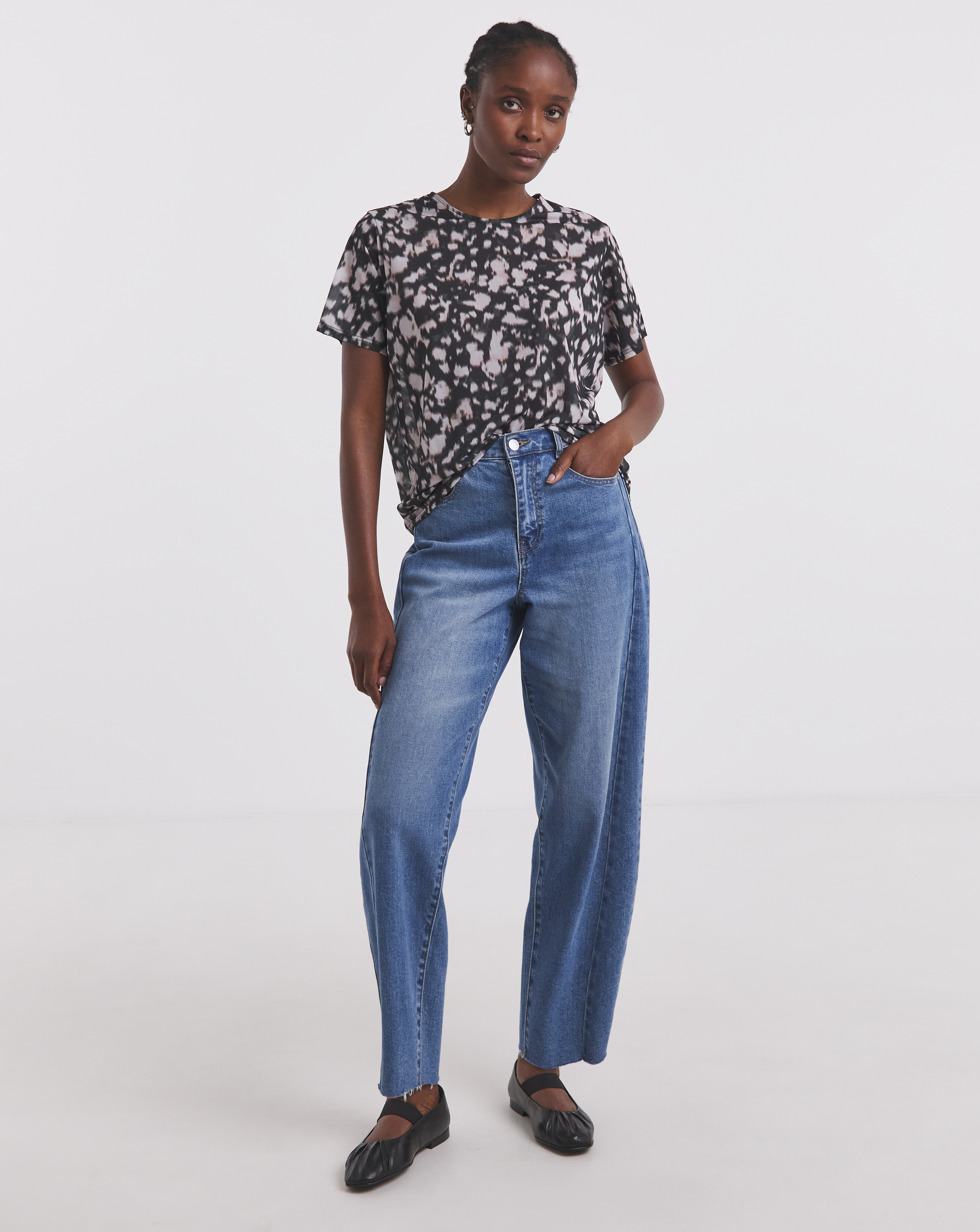 Simply Be Mesh Relaxed Fit T-Shirt