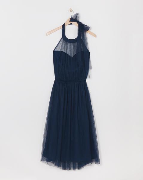 Little Mistress Halter Neck Tulle Dress