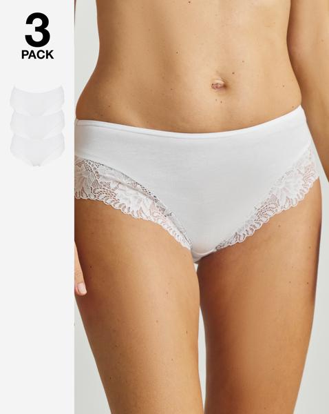 3 Pack Midi Brazilian Knickers