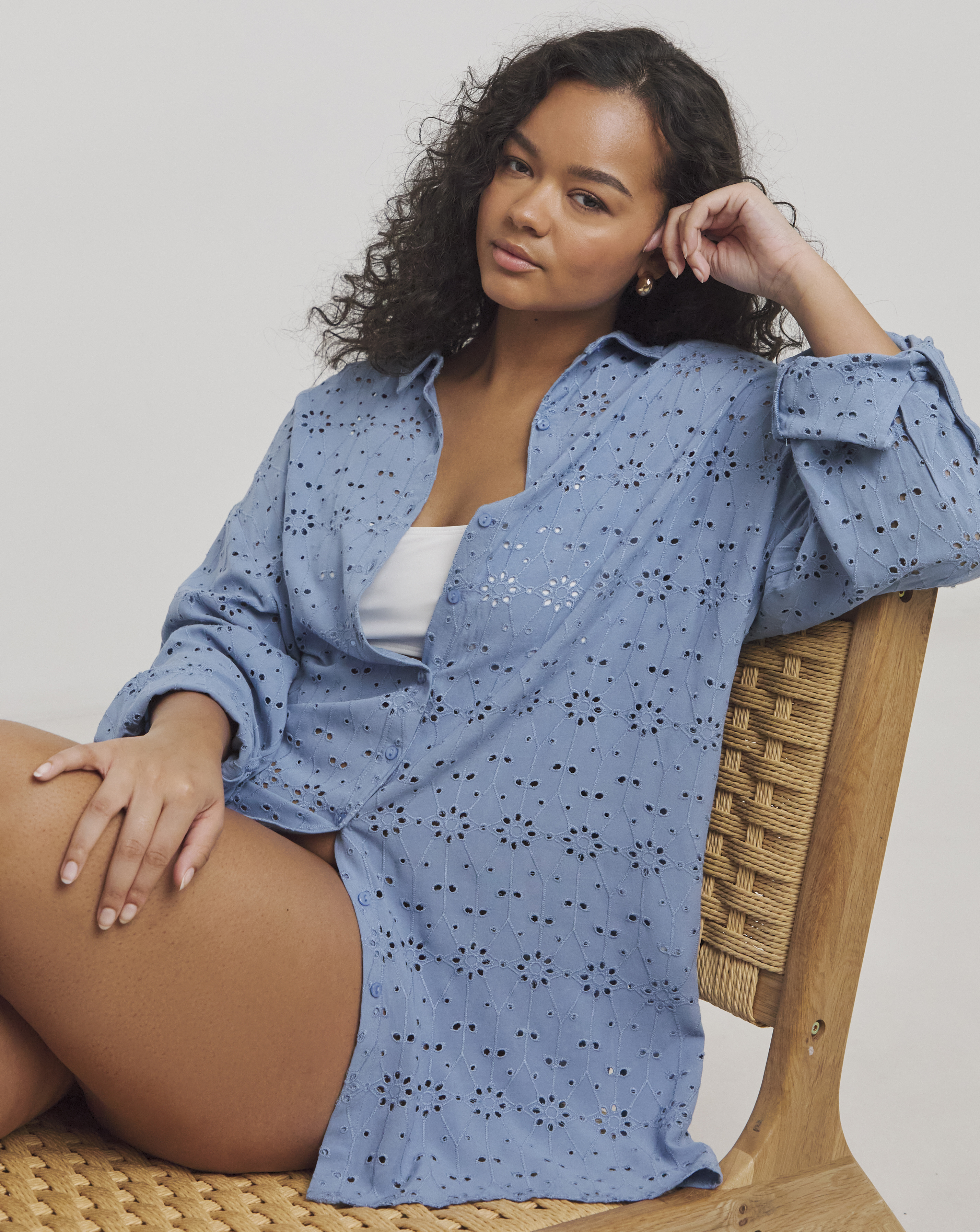 Beach to Broderie Shirt