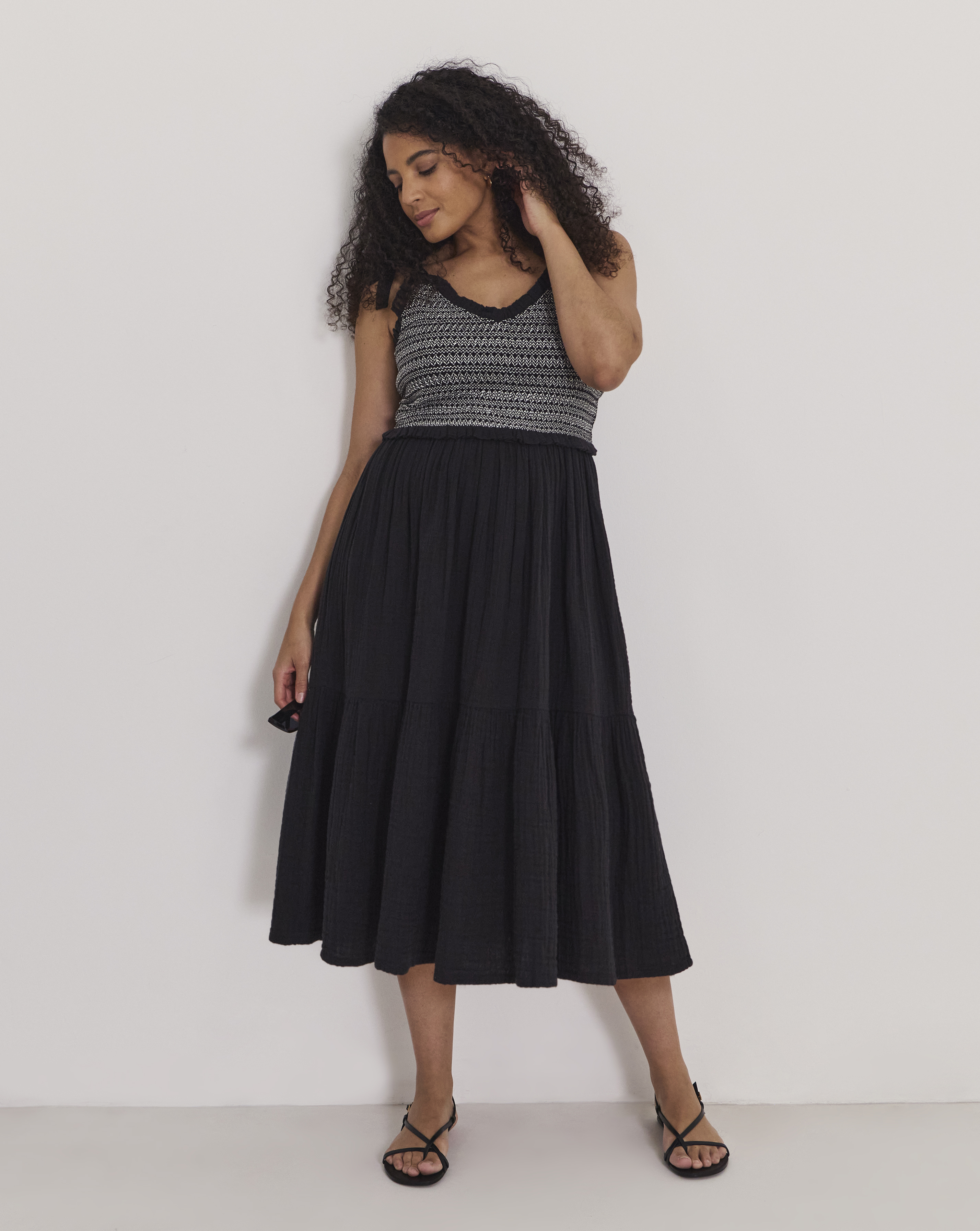 Shirred Beach Dress