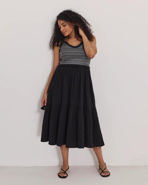 Shirred Beach Dress