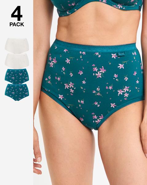 4 Pack Slimma Full Fit Knickers