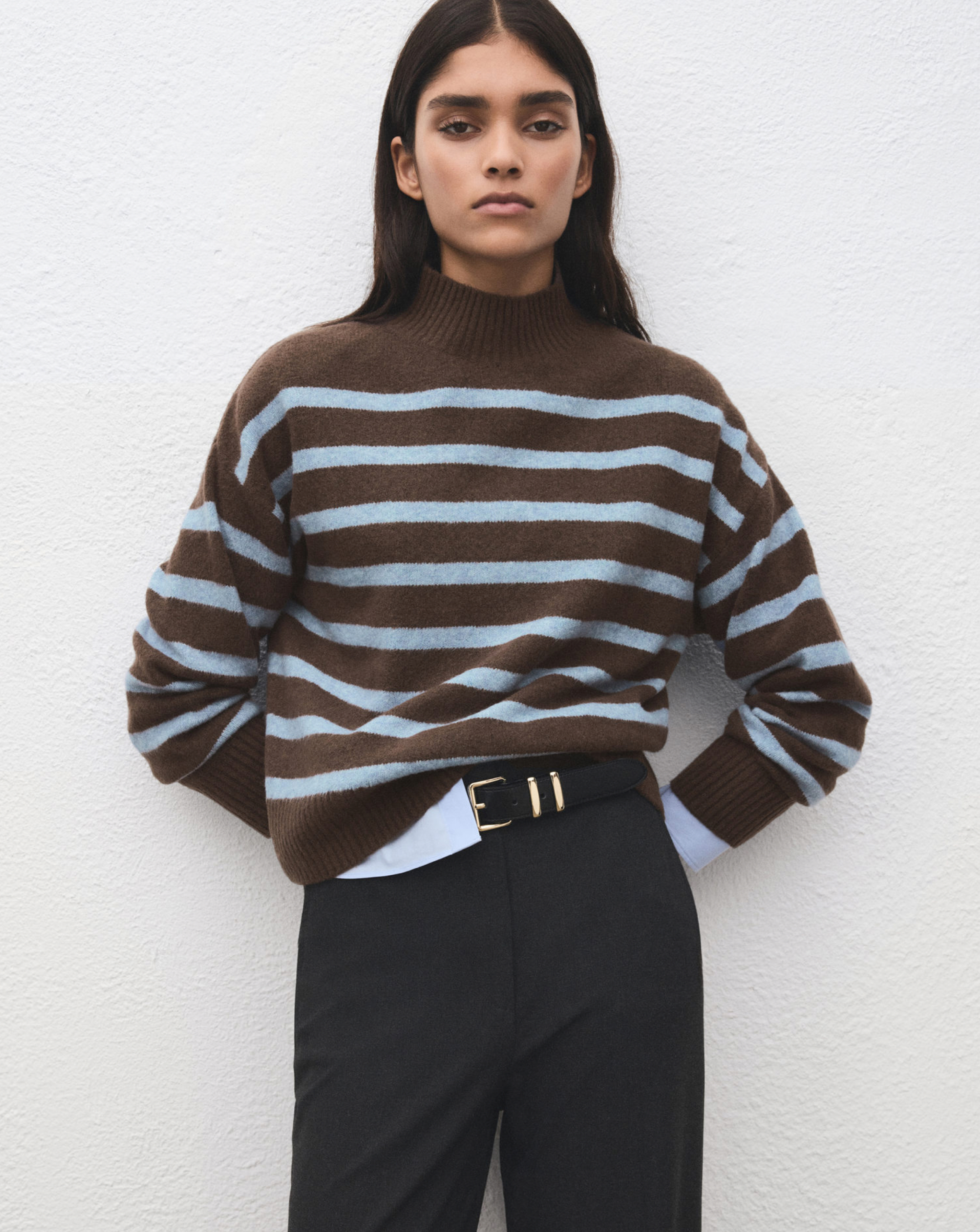 Mango Stripe Sweater