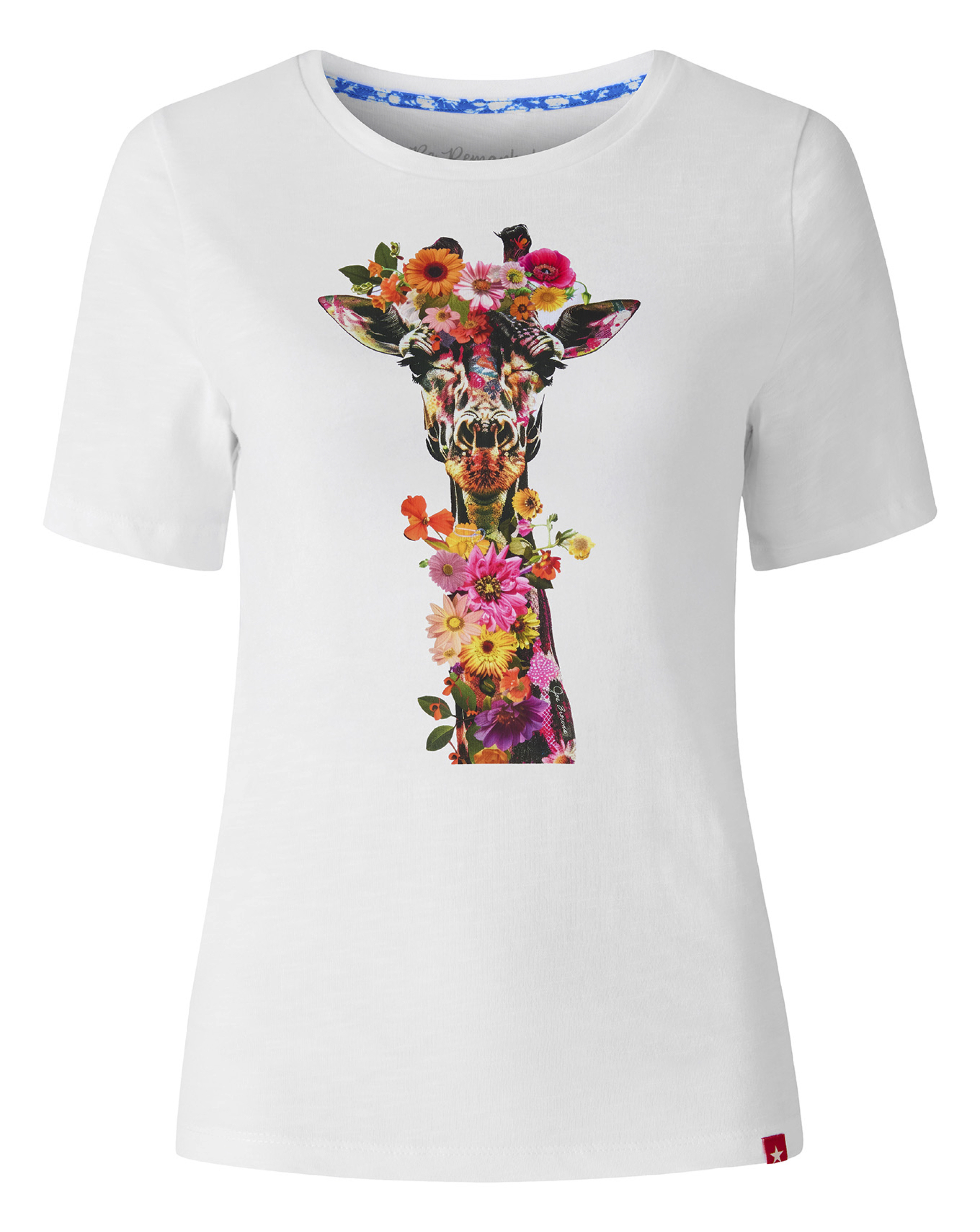 JB Floral Fancy Giraffe Graphic Tee