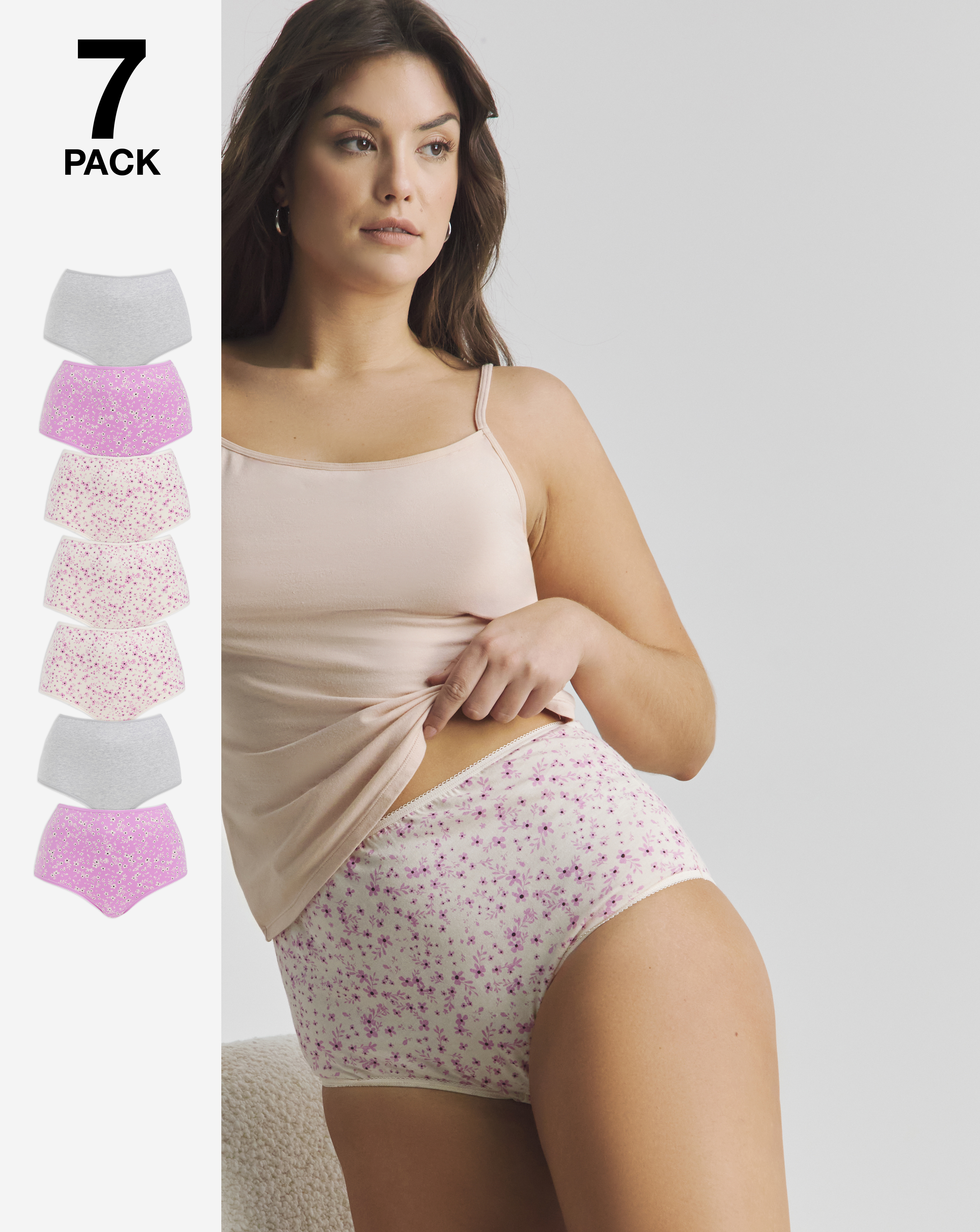 Pretty Secrets 7 Pack Full Fit Brief