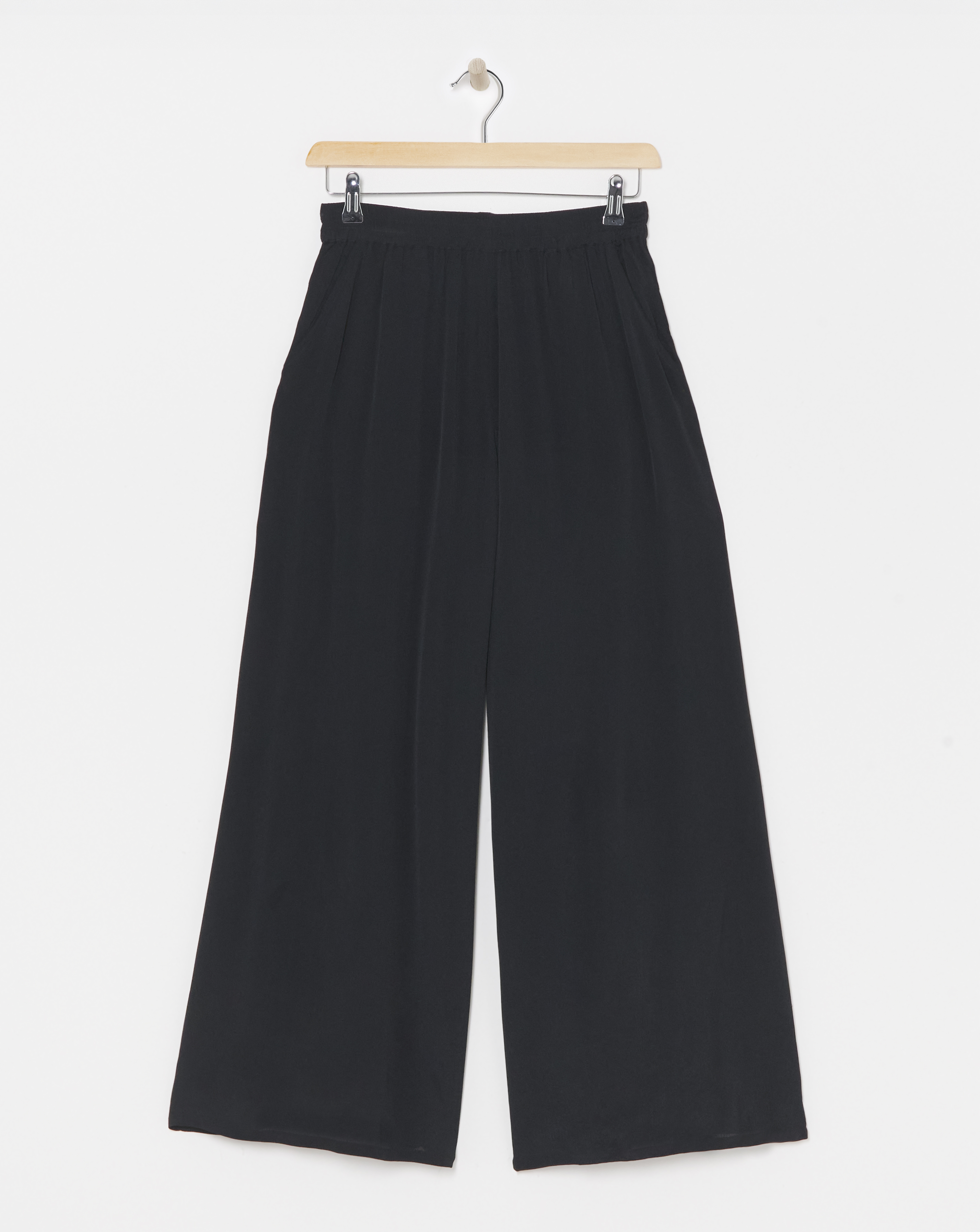 Viscose Moss Palazzo Trousers
