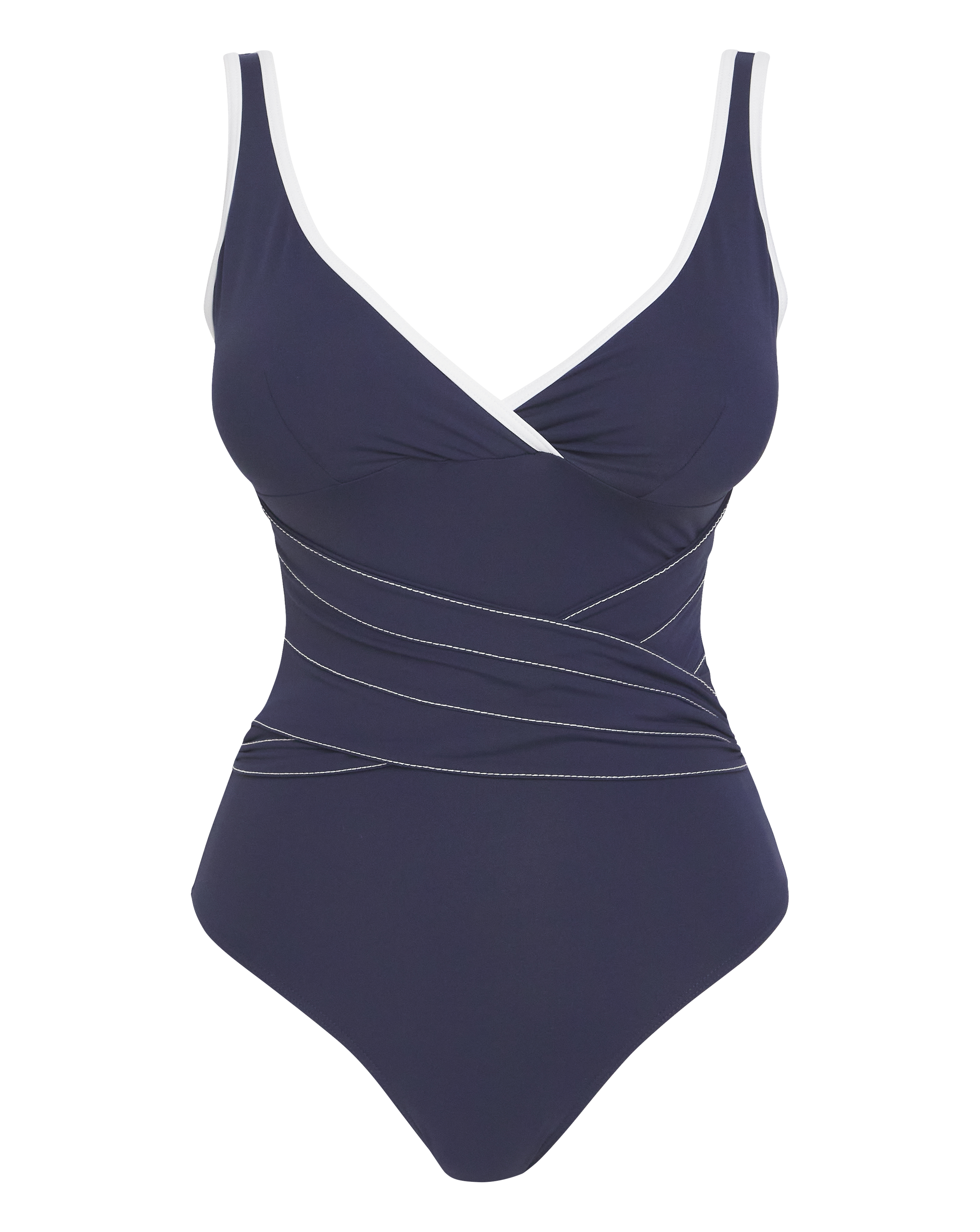 Magisculpt Twist Front Plunge Swimsuit