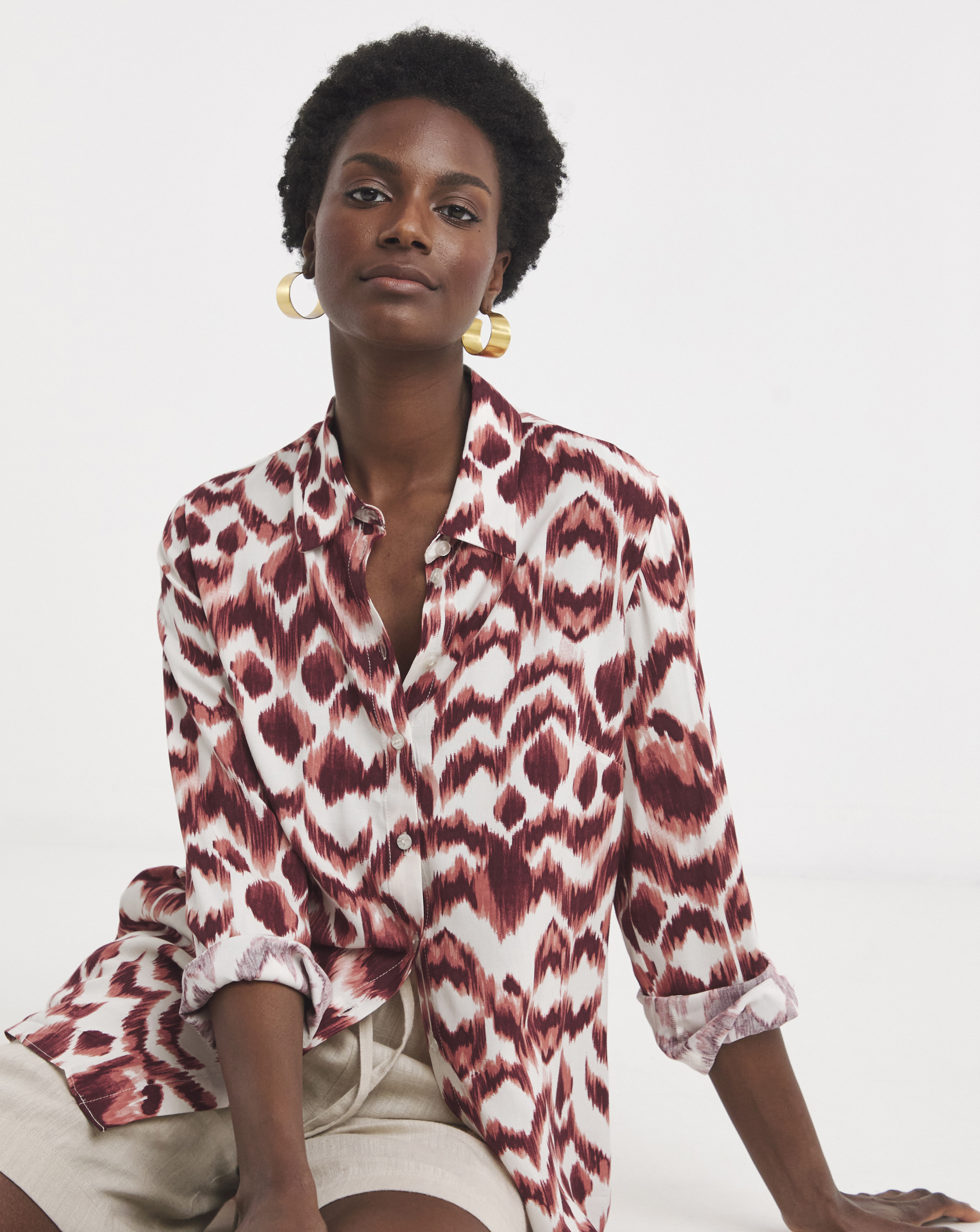 Dipped Back Shirt