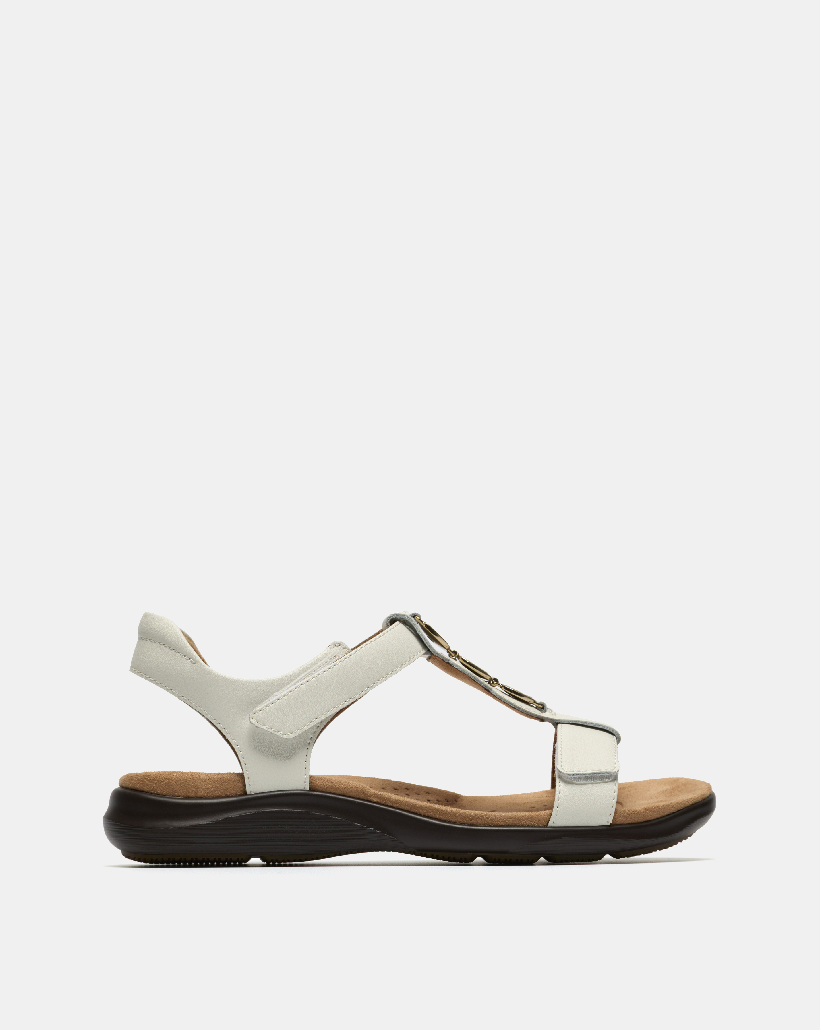 Clarks Arwell Leather Sandal E Fit
