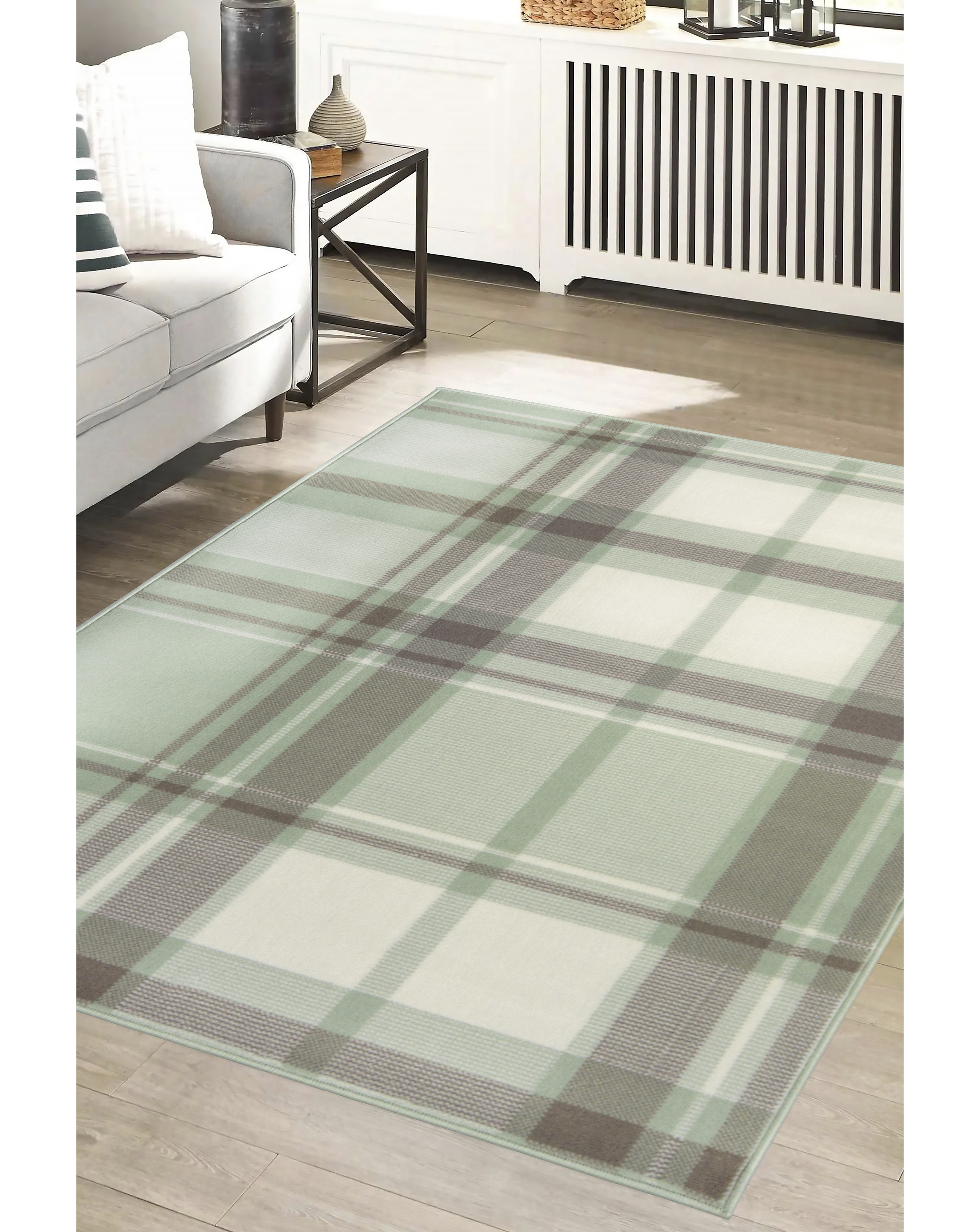 Maestro Tartan Rug - Sage