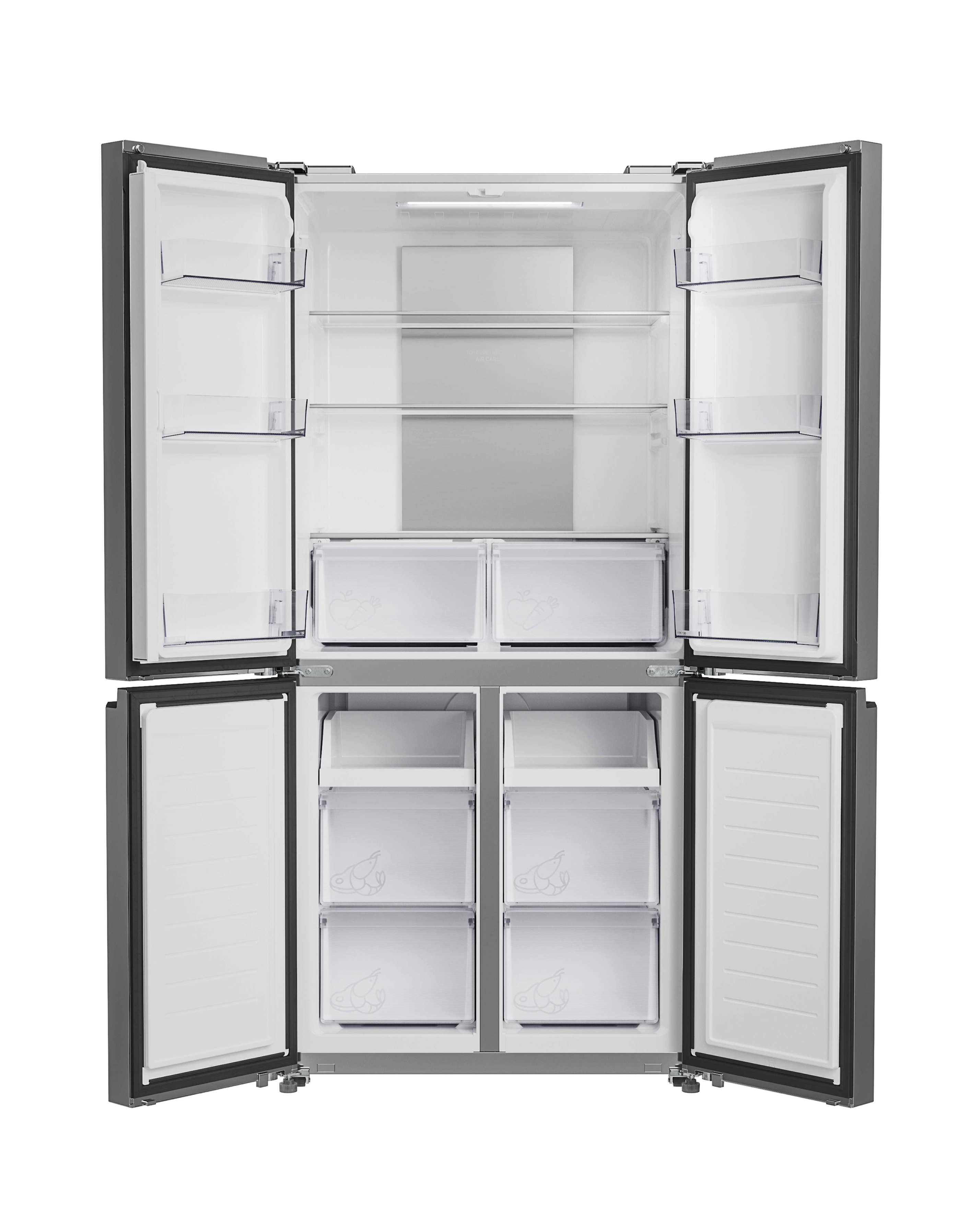 Hoover American Fridge Freezer - Inox - E Rated - Image 8