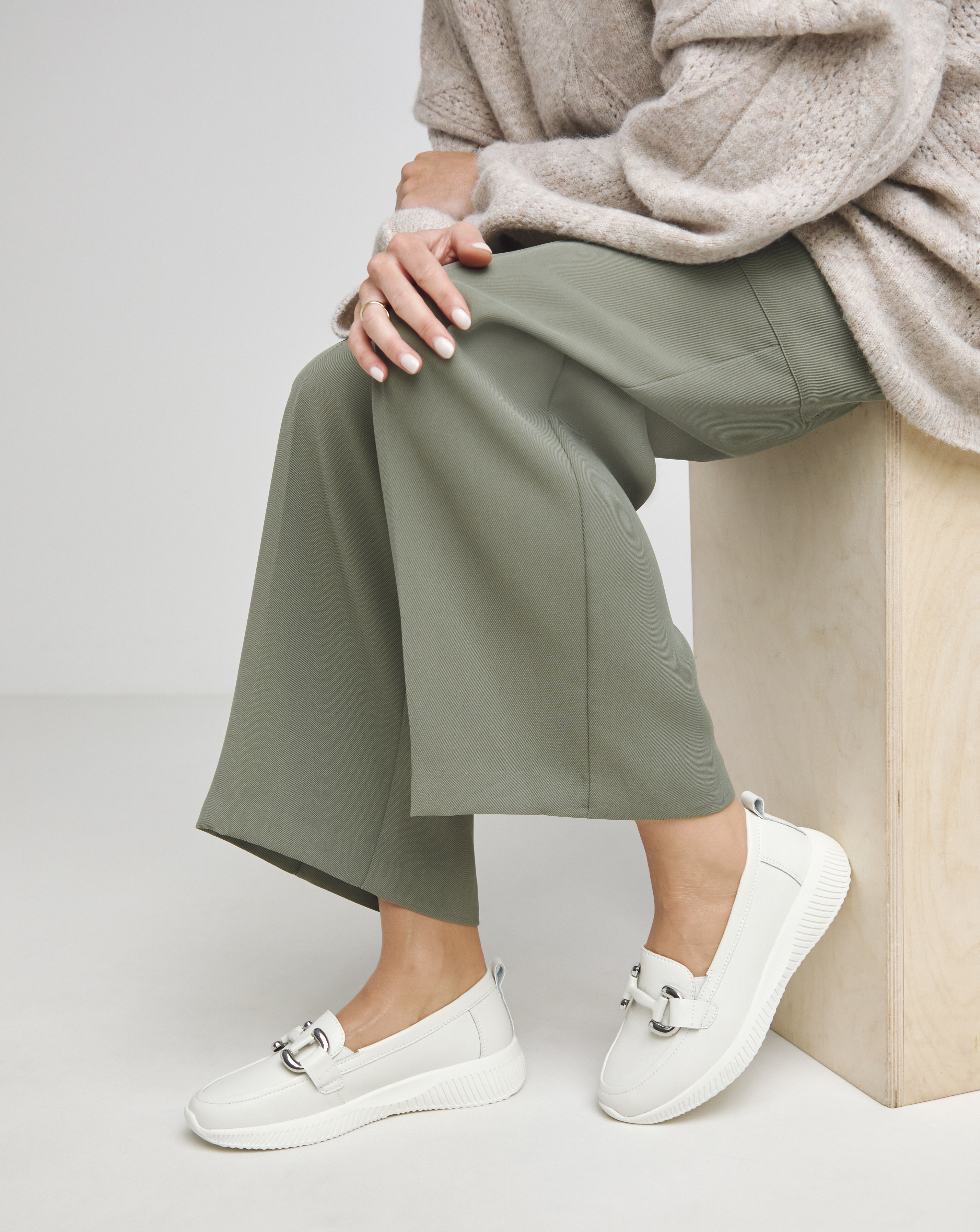Sporty Loafer With Trim Wide Fit