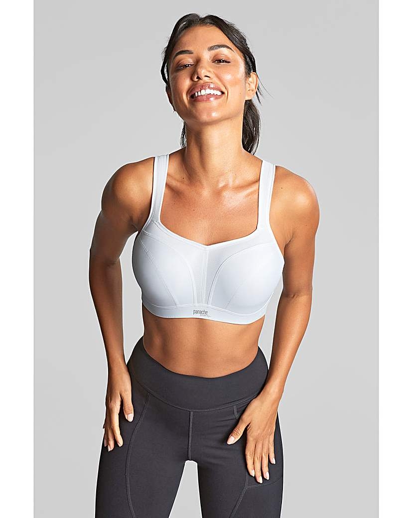 Panache White Power Wired Sport Bra 34C
