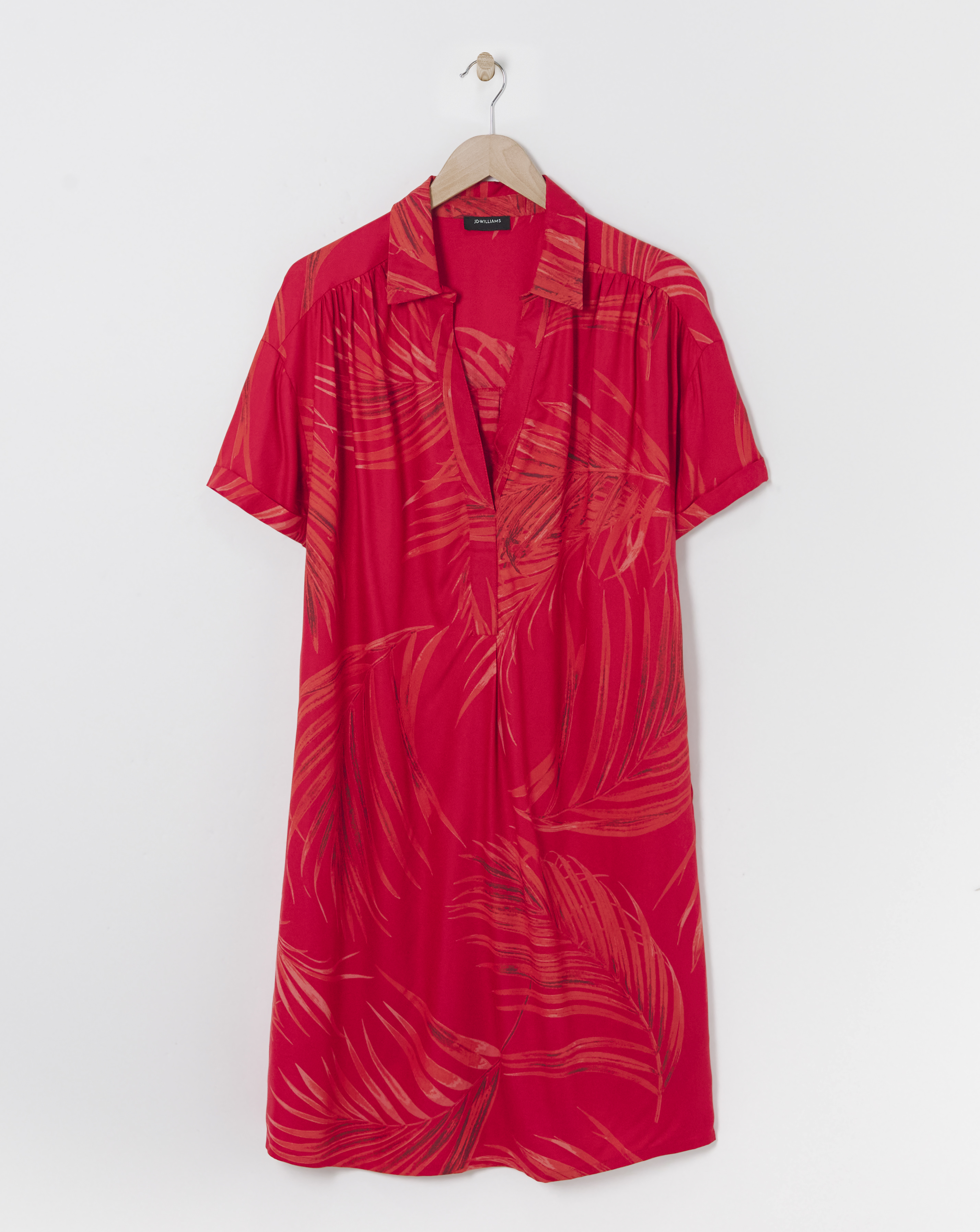 Viscose Twill Relaxed Shirt Dress