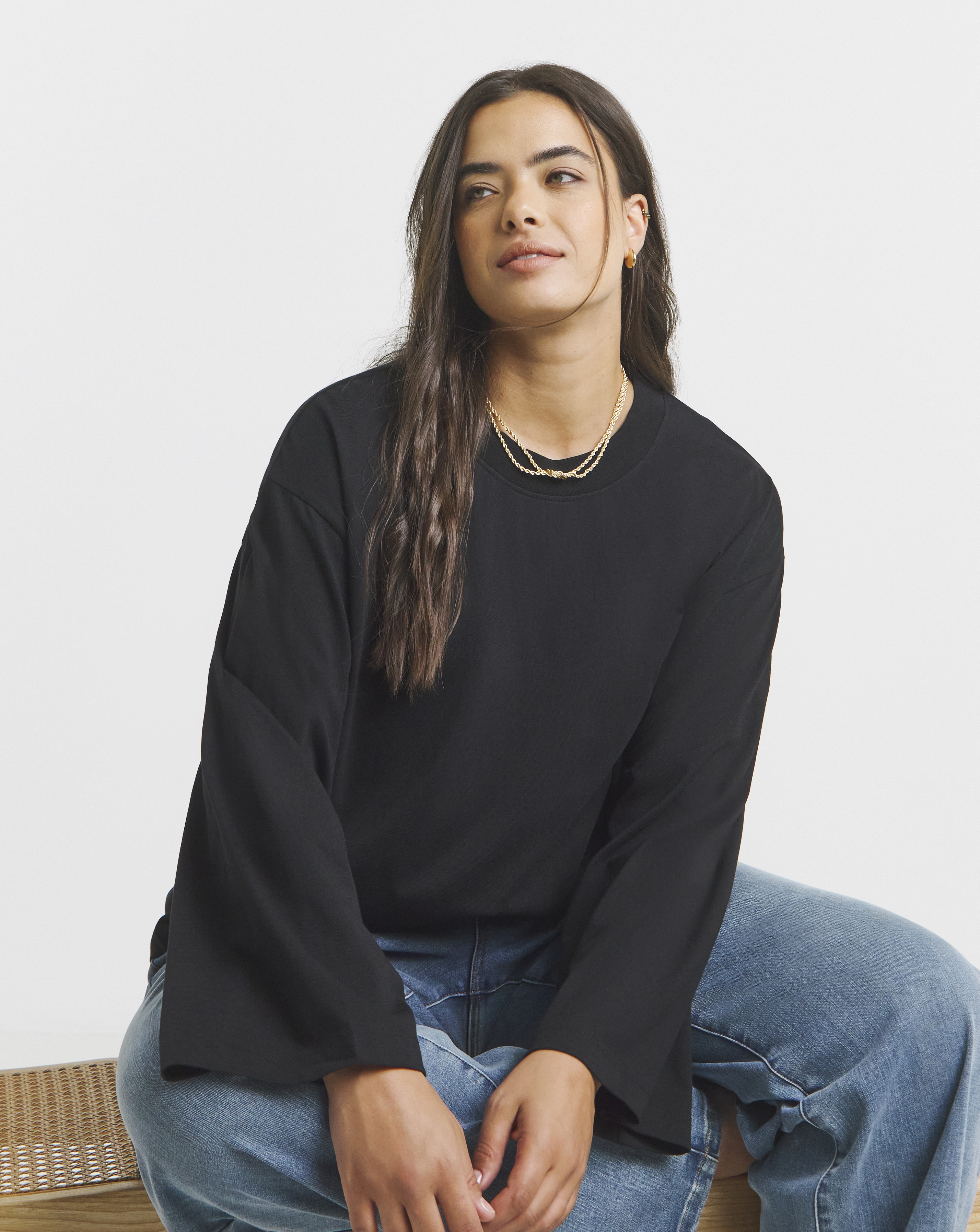 Wide Long Sleeve Top