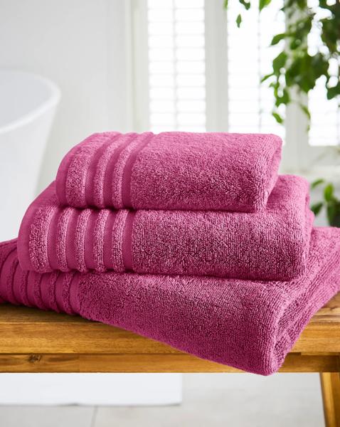 Soft Snuggle 400GSM Towel - Hot Pink