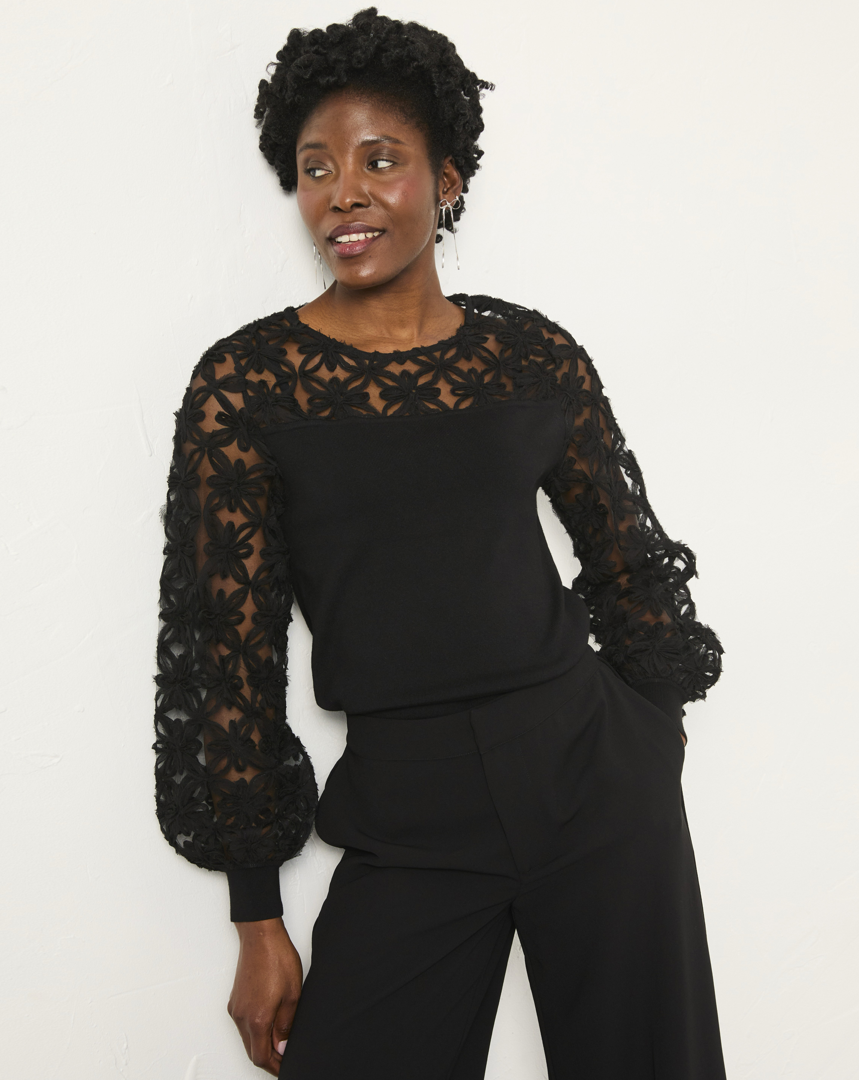 Fatface Lace Insert Top