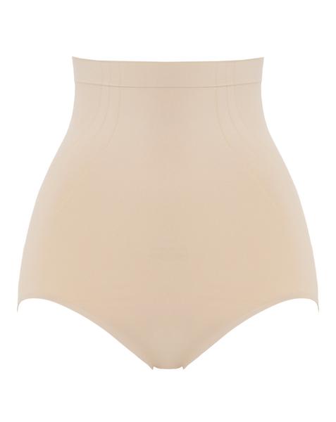 Maidenform Seamless Hi Waist Briefs Nude