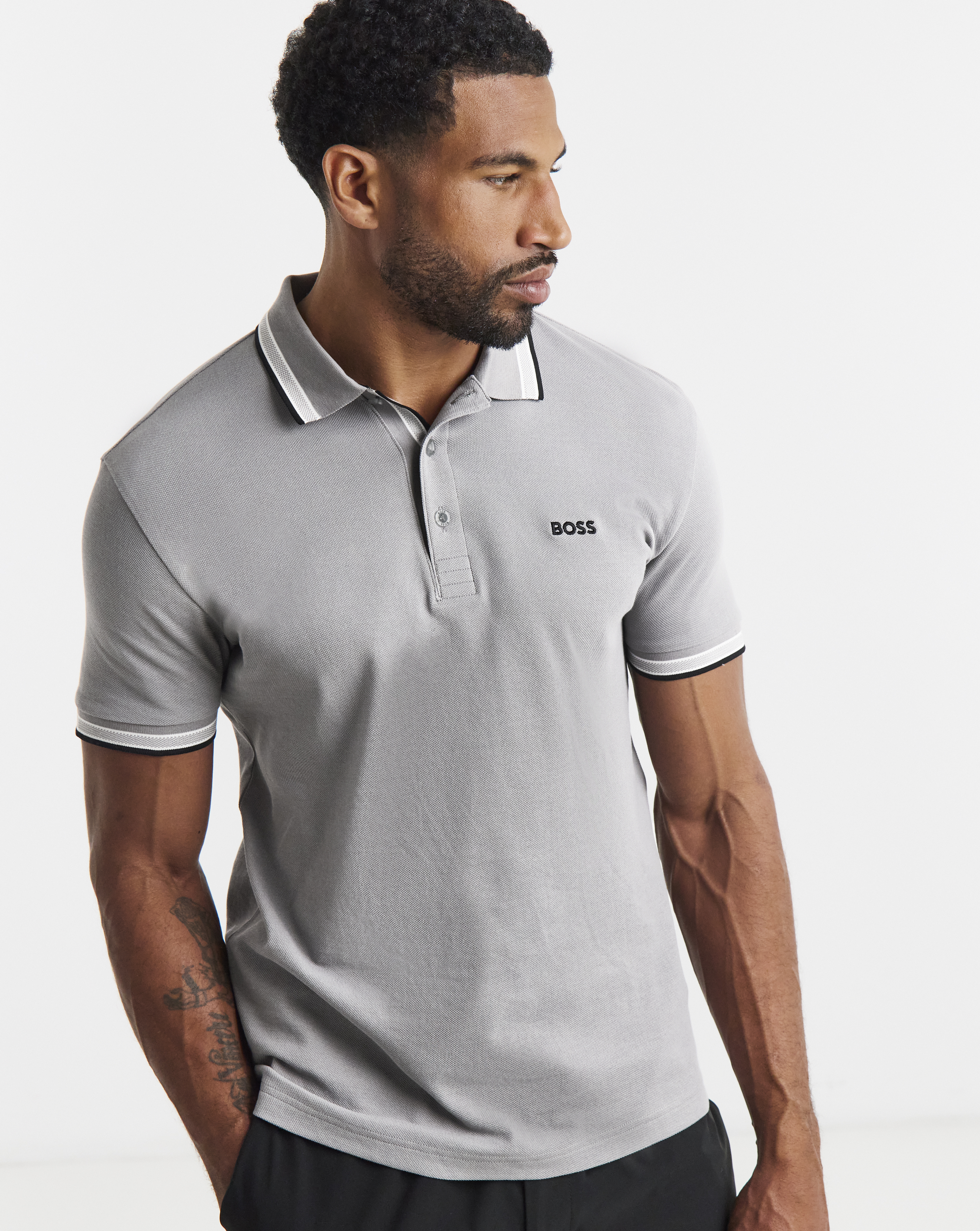 BOSS Classic Paddy Polo - Grey