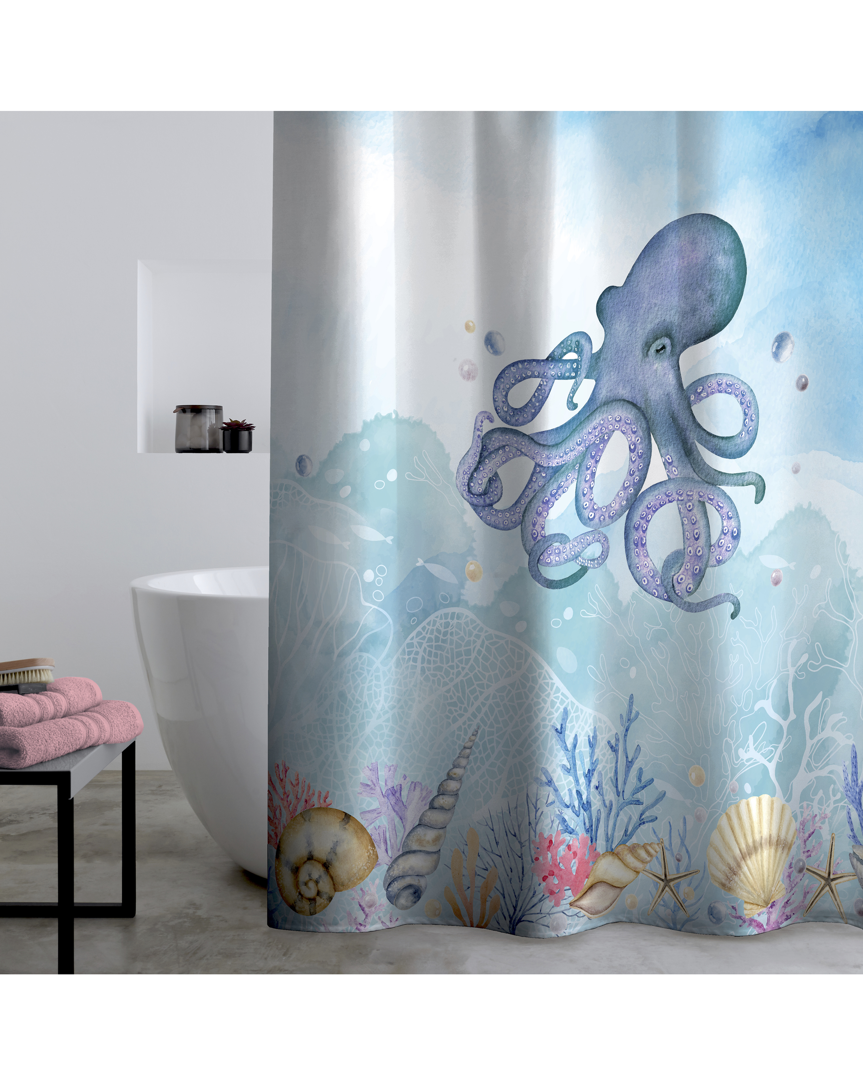 Octopus Shower Curtain