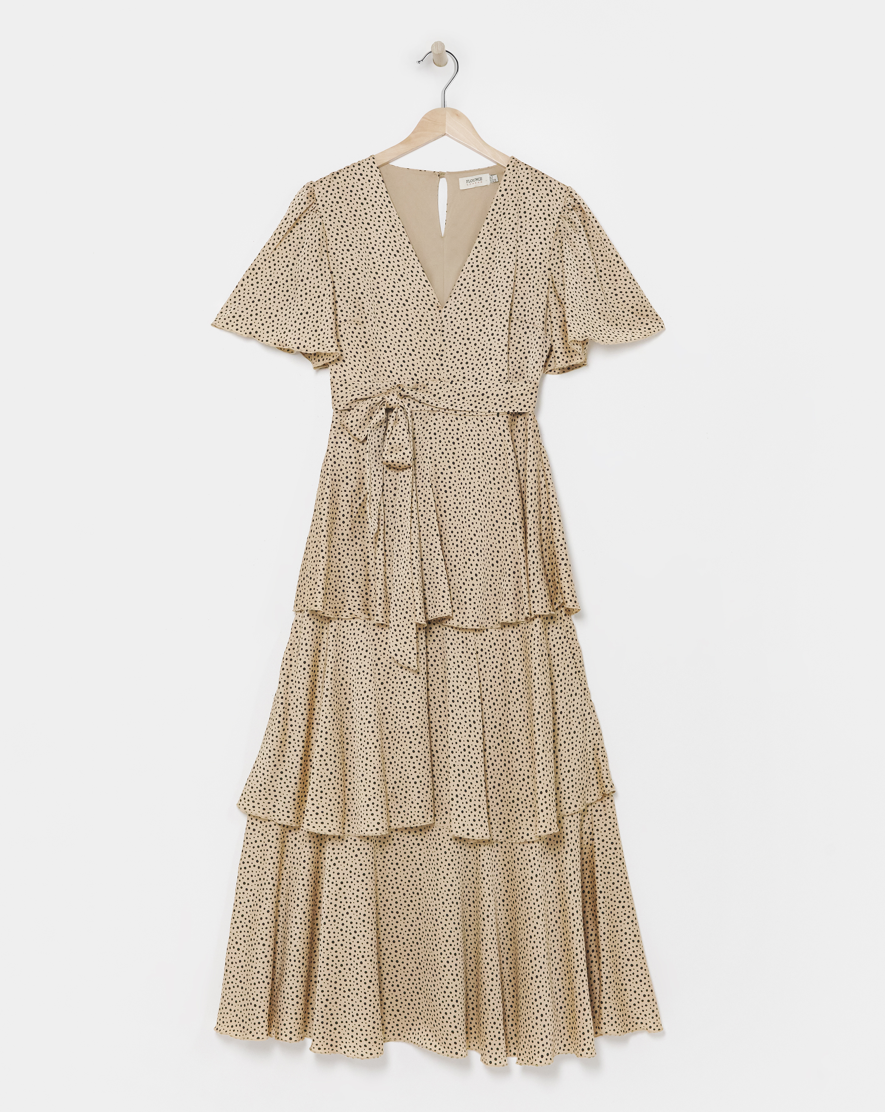 Flounce London Tiered Maxi Dress