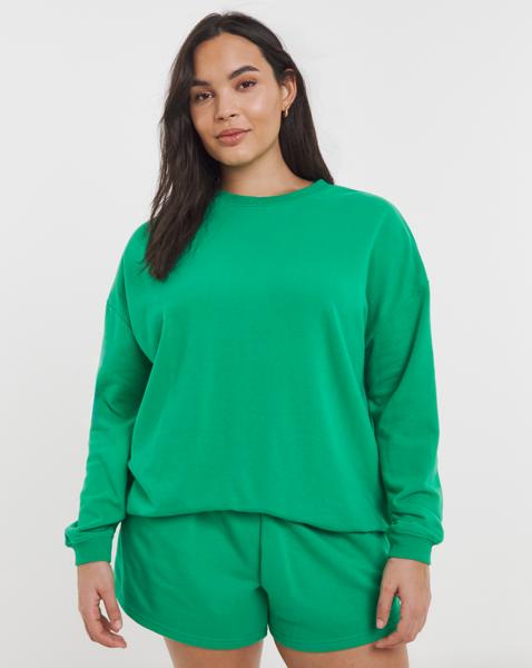 Washed Crew Neck Lounge Short Set