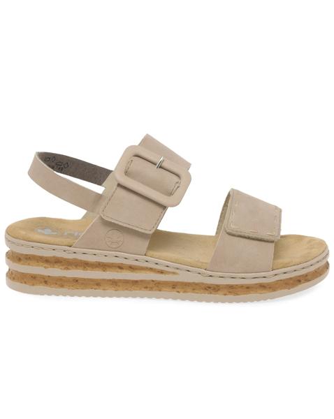 Rieker Page Womens Wedge Heel Sandals
