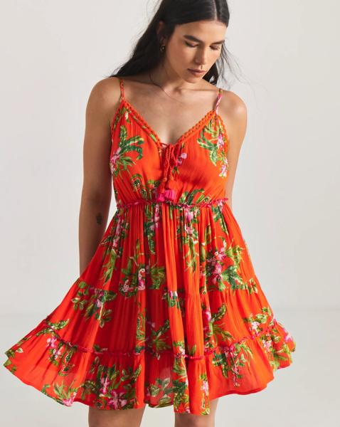 Strappy Mini Beach Dress