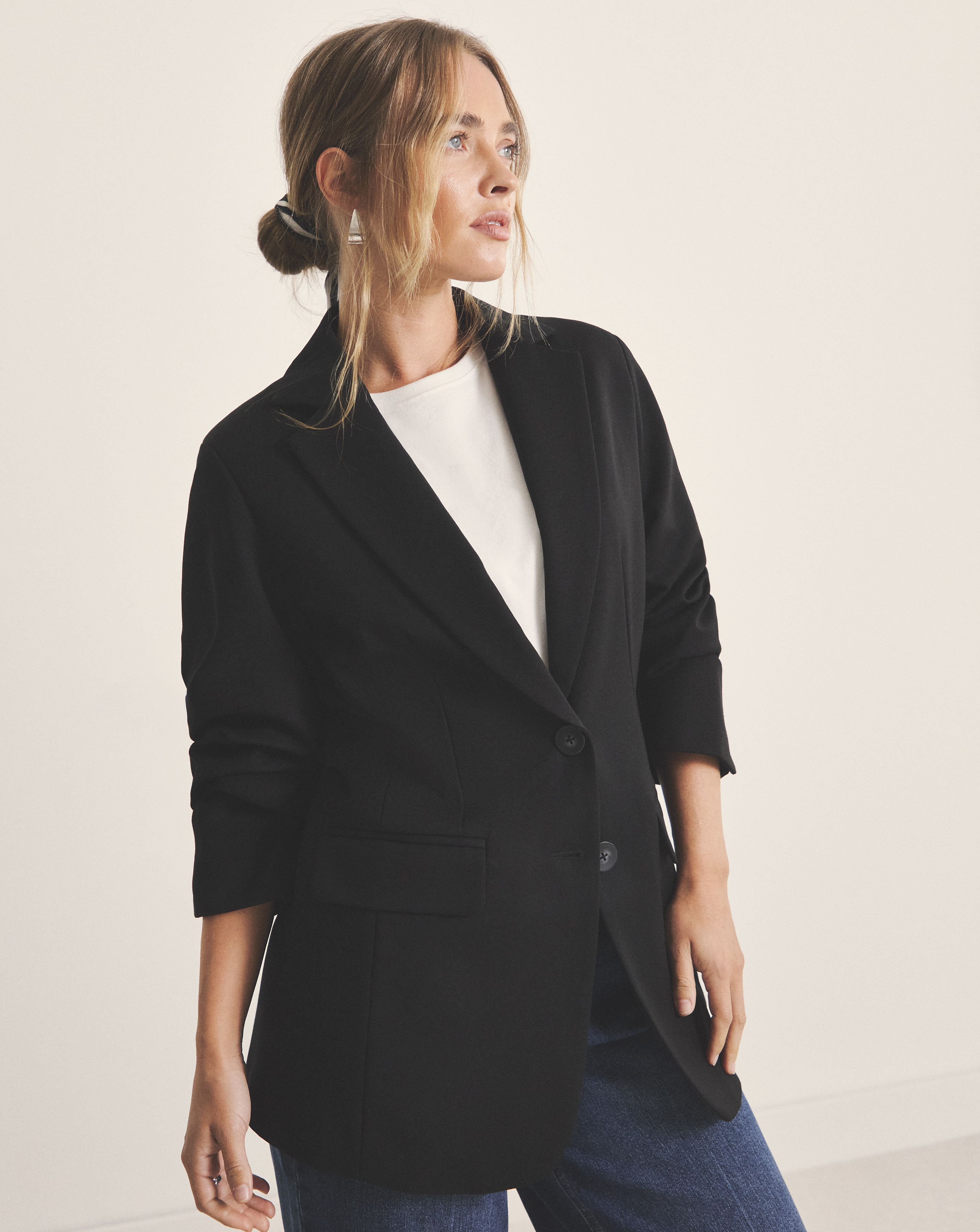 Simply Be Sculpting Cinch Waist Blazer