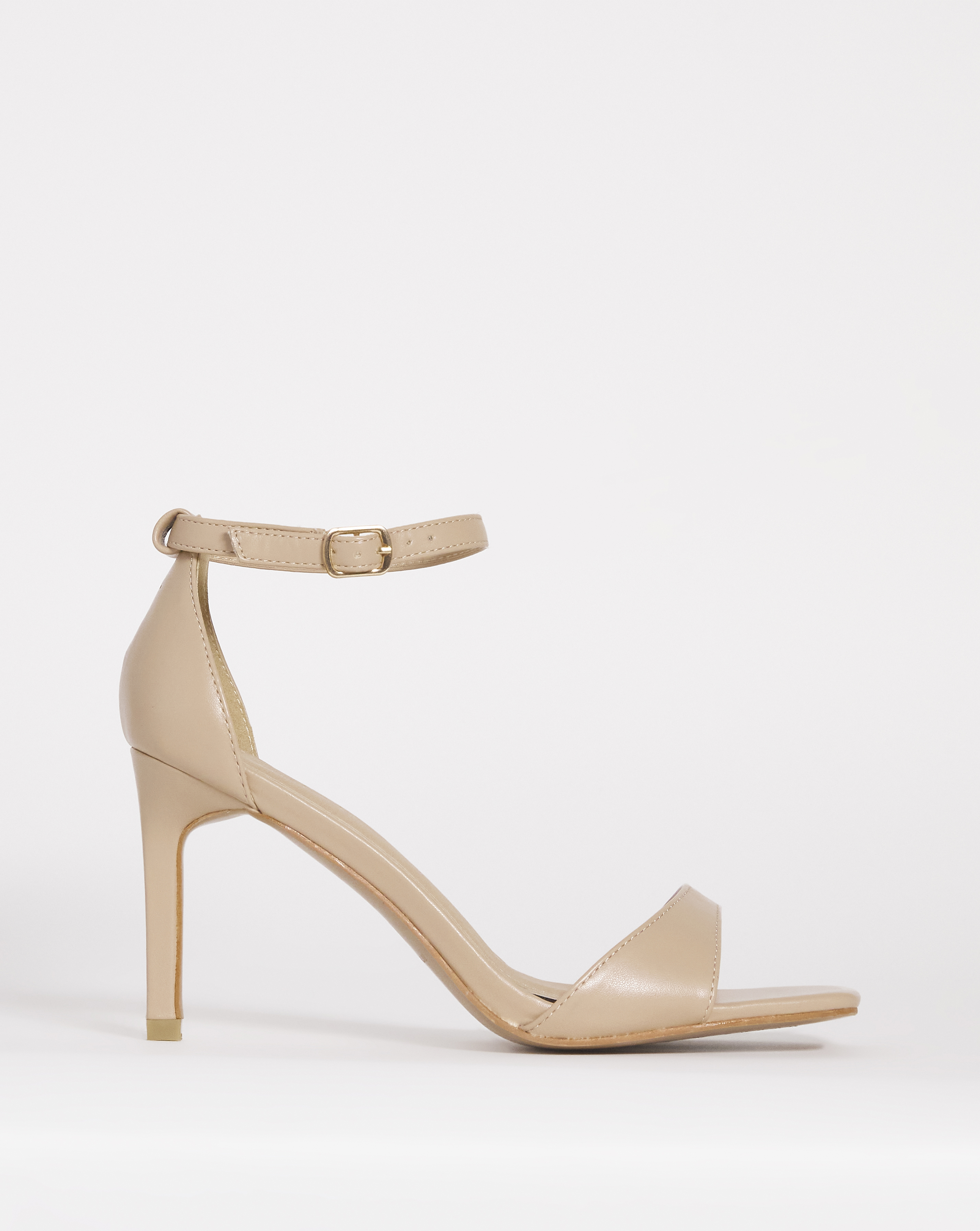 Simply Be - Barely There Heeled Sandals Ex Wide - Size: 8