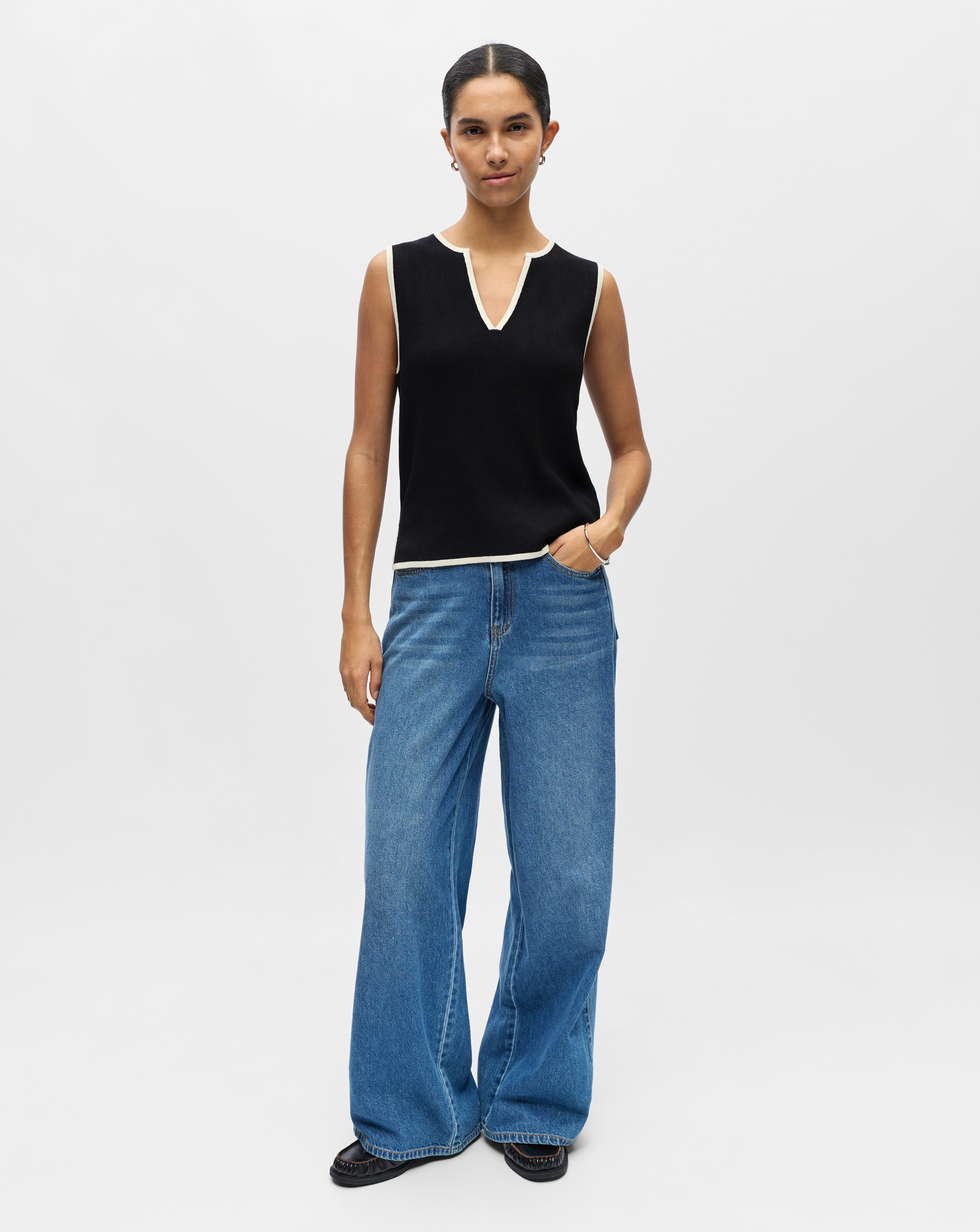 OBJECT V Neck Knit